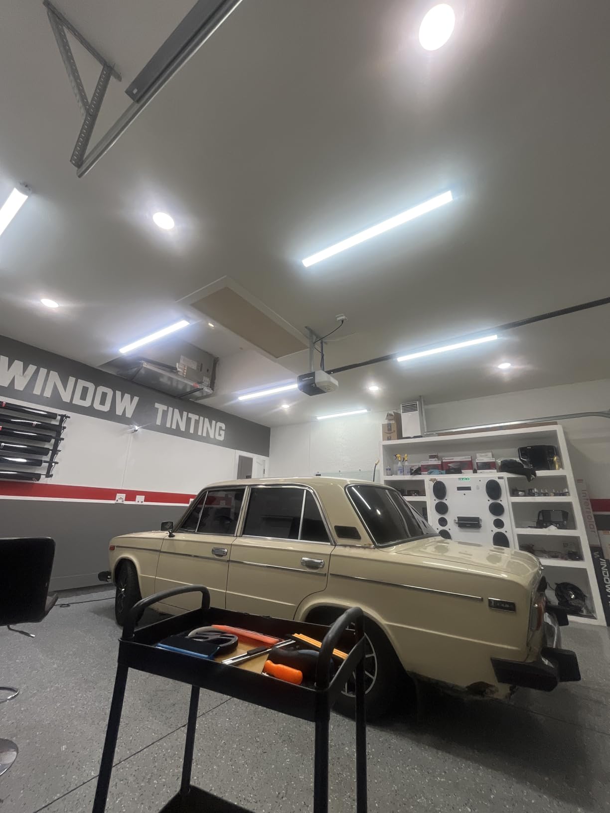 ALUSSO® LED Shop Lights 4FT for Garage, 4800LM Adjustable 20W/30W/40W, 5CCT 2700K 3000K 4000K 5000K 6500K, 120V, Warm to Cool Daylight Linkable Shop Lights for Workshop, ETL, 2 Pack customer photo 1
