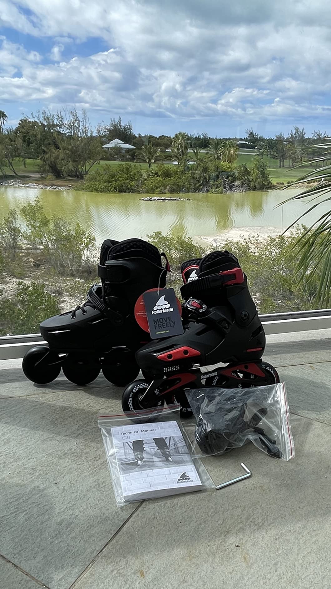Rollerblade Apex Junior Adjustable Fitness Inline Skate customer photo 2