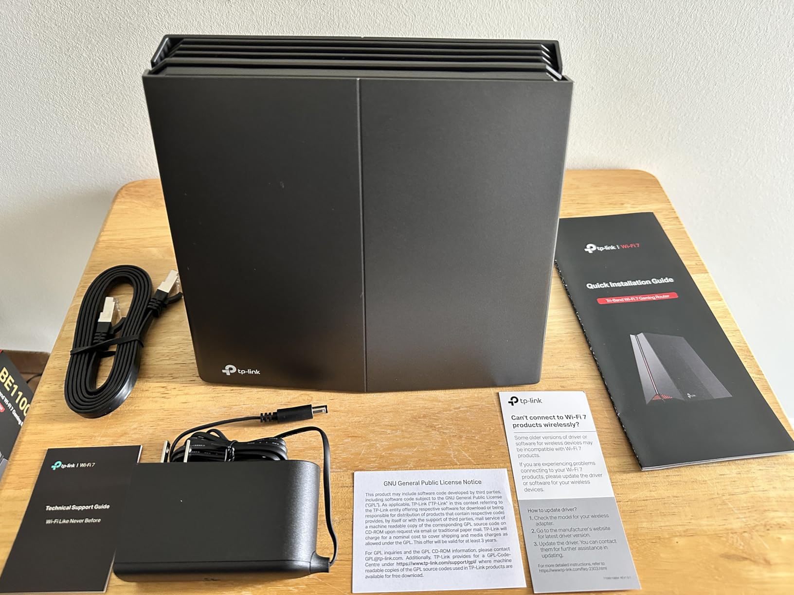 TP-Link Tri-Band BE11000 Wi-Fi 7 Gaming Router (Archer GE650) | 6-Stream, 11 Gbps, 320MHz, 2x5G + 3x2.5G Ports, USB 3.0, Game Acceleration, Gaming Port & Panel, RGB Lighting, HomeShield customer photo 1