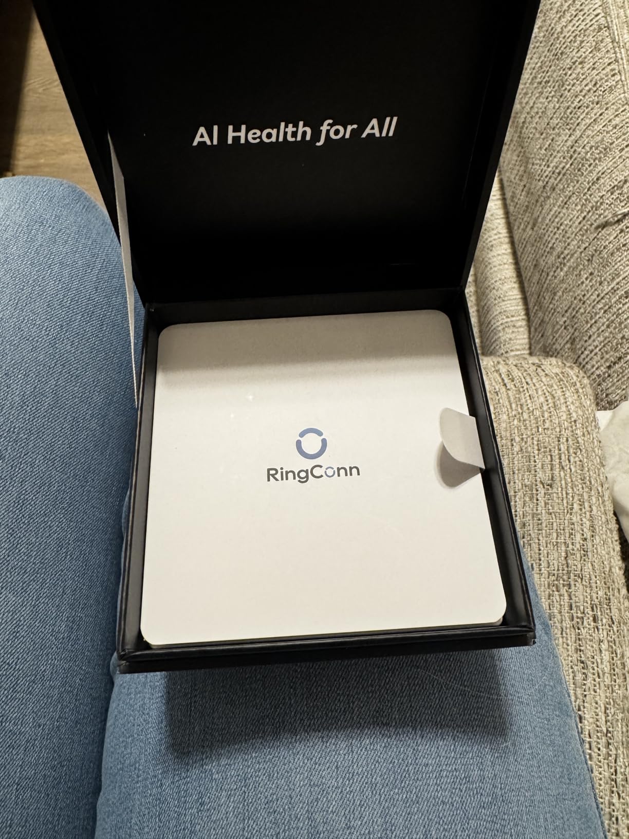 RingConn Gen 2 Air Ultra-Thin Smart Ring(Size 8, Dune Gold) | 10-Day Battery Life, Fitness/Sleep/Stress/HR Tracker for Women&Men, No App Fee for Standard Features,iOS & Android Compatible customer photo 2