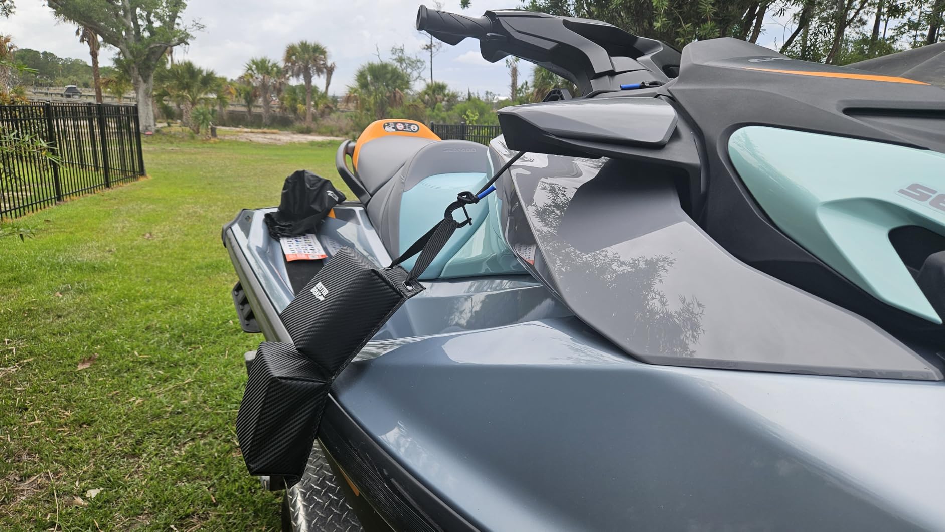 PWC Fenders Jet Ski Bumpers 2 Pack Adjustable Heavy Duty Jet Ski | Accessories for Docking customer photo 2