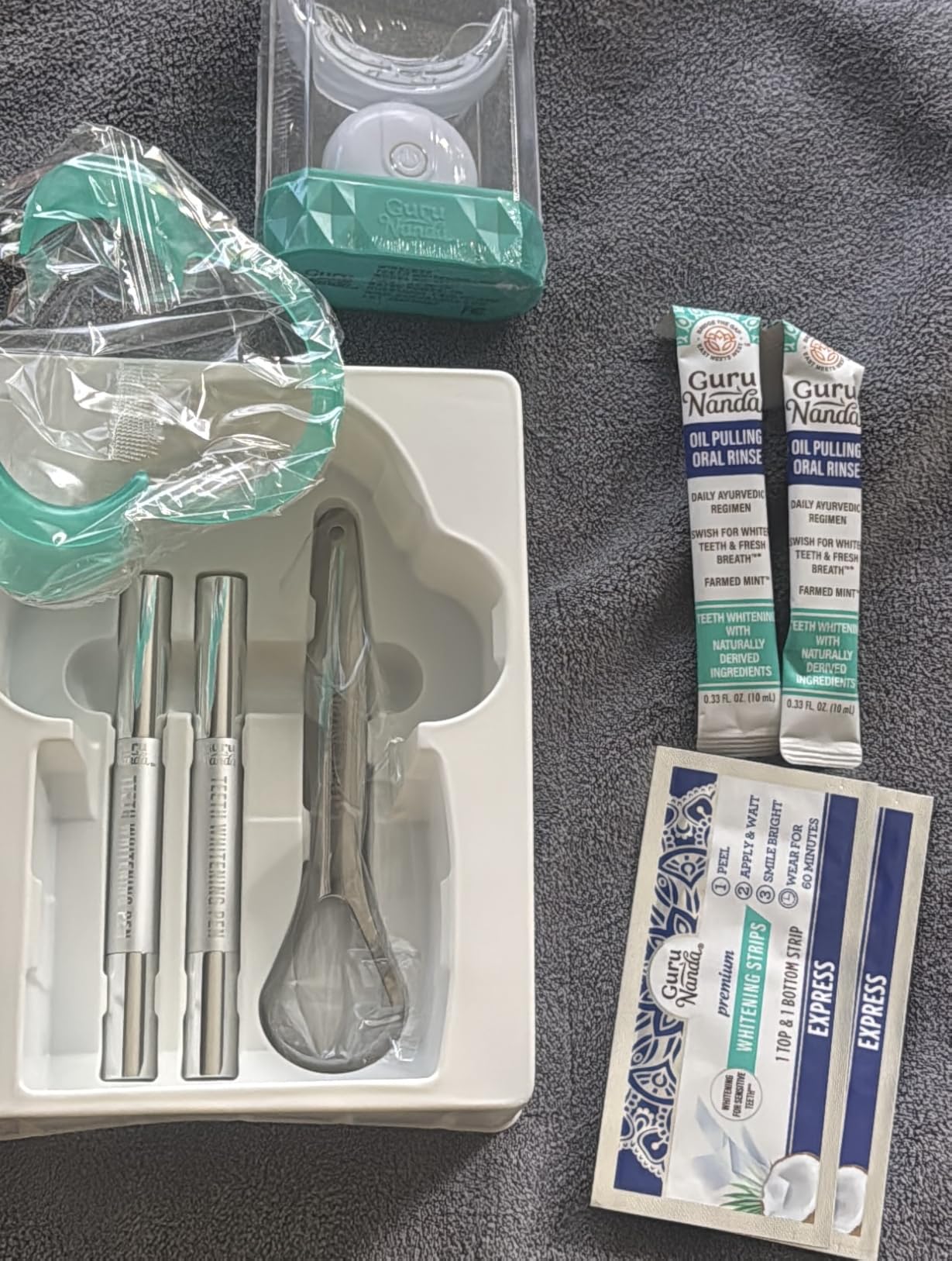GuruNanda Teeth Whitening Kit, Up to 10 Shades Whitening, 40 Treatments customer photo 1