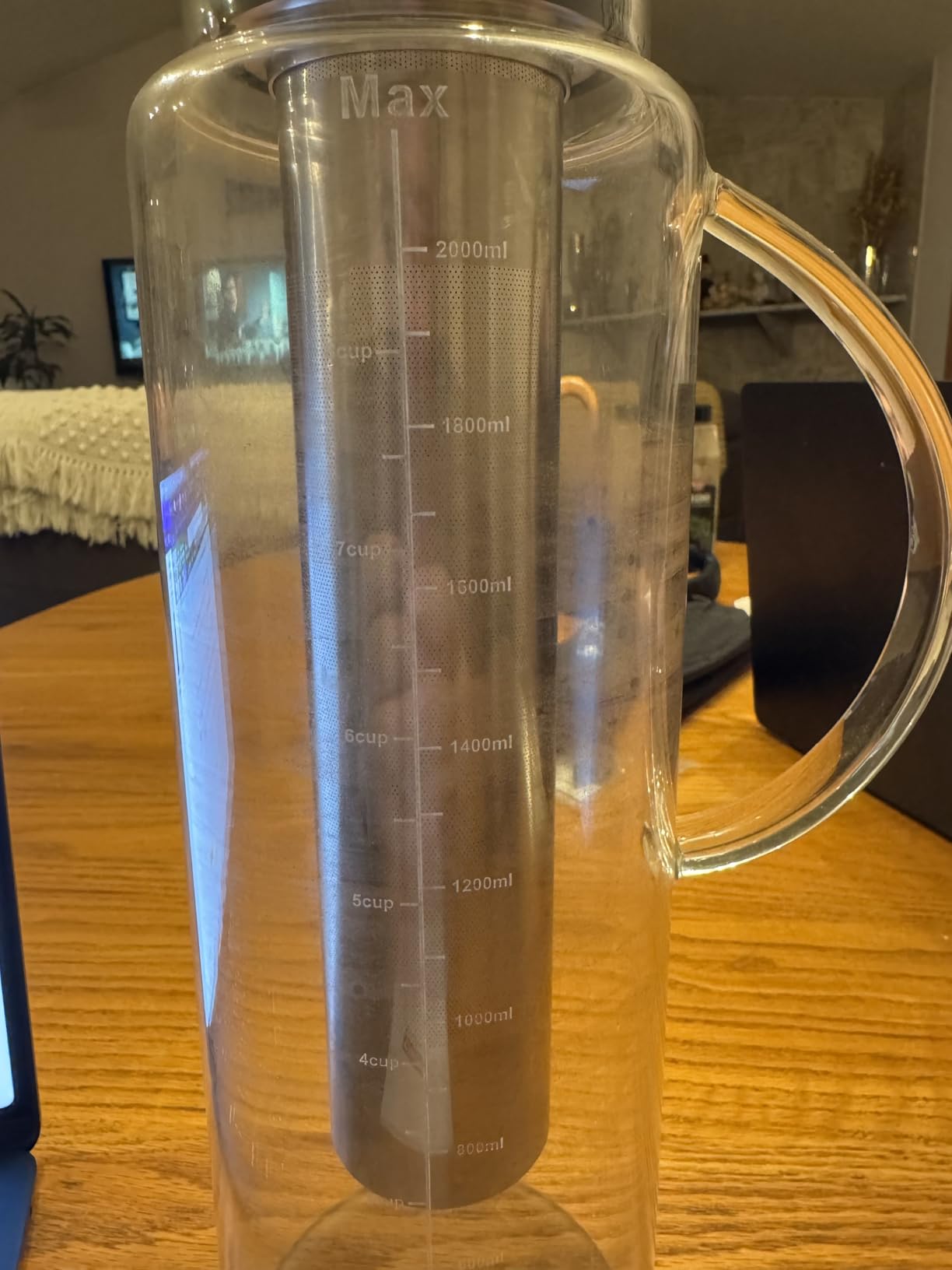 Aquach 68oz Cold Brew Coffee Maker, Borosilicate Glass Pitcher for Iced Tea customer photo 2