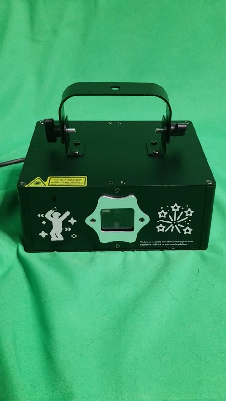 KeoBin App DJ Laser Light, 200+ 3D Animations, Custom Text & Patterns | Hand drawing, DIY colors, Custom Programs, 6 Control Modes with DMX512, Sound Sync and Remote for Party, DJ Club customer photo 2