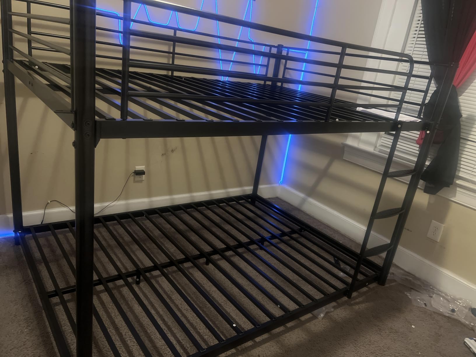 Metal Twin Over Full Bunk Bed, Bunk Beds Twin Over Full Size customer photo 2
