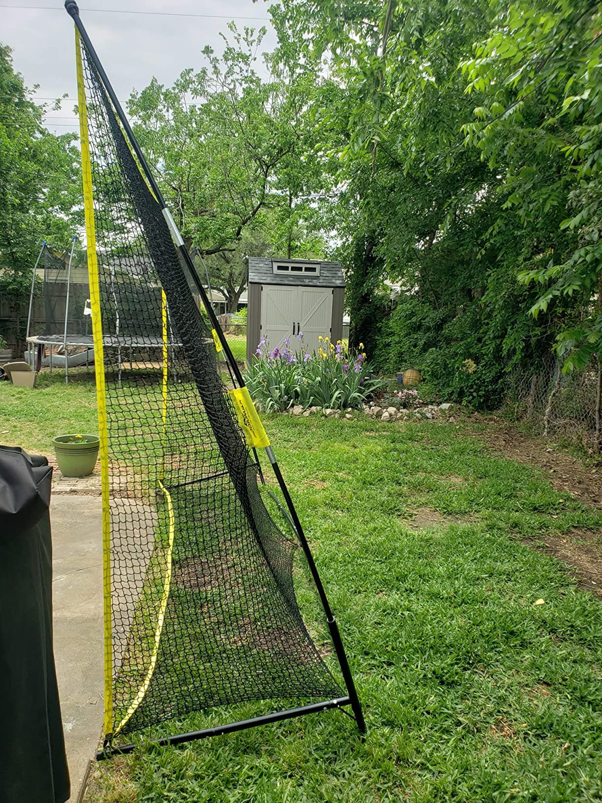 PodiuMax Golf Net, 10x7ft Golf Practice Net with Noise Reduce Silk Target Driving Real Balls, Hitting Nets for Backyard Garage, Improve Chipping Putting Pitching,Gift for Men & Golfers customer photo 2