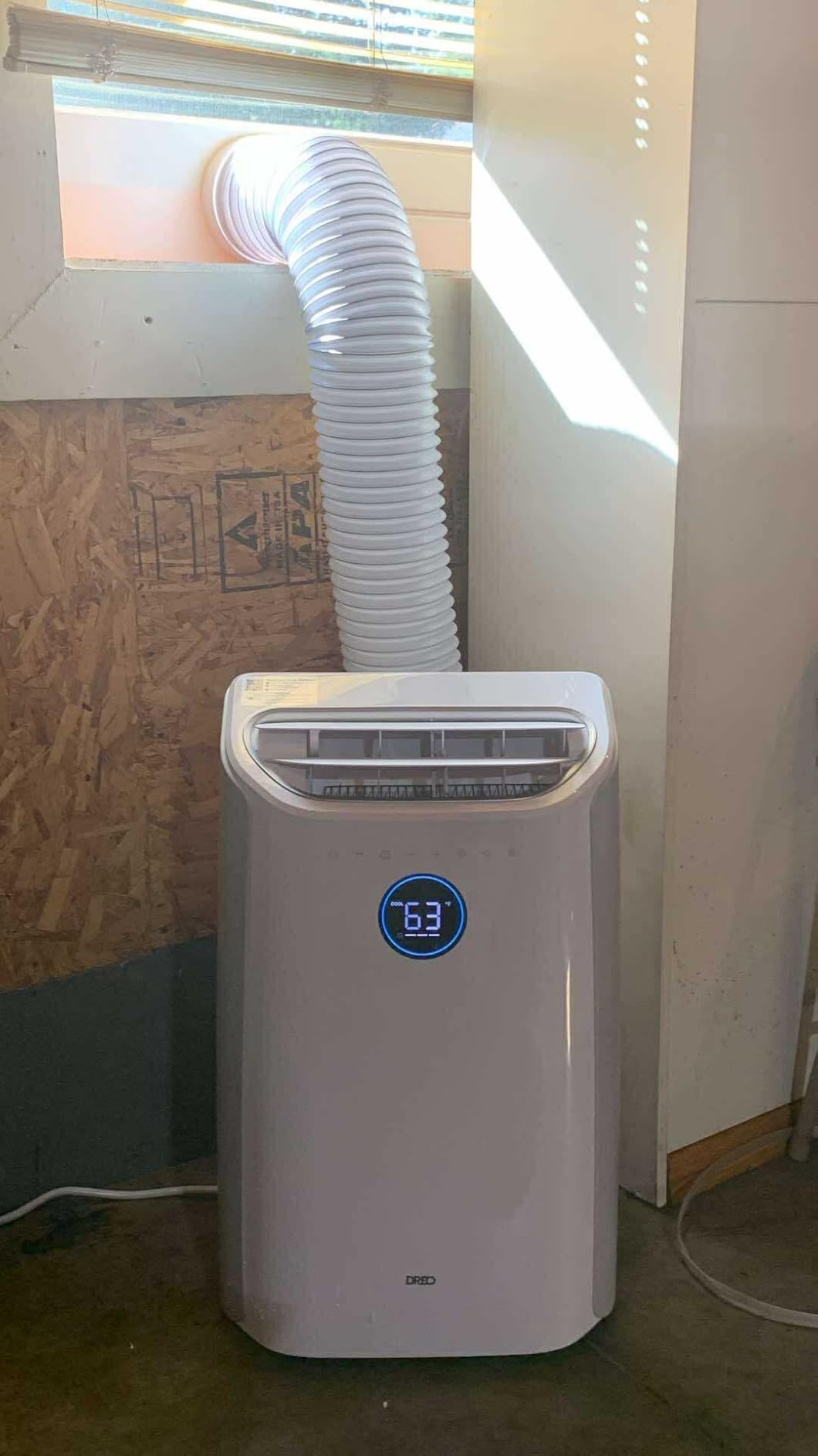 DREO Portable Air Conditioner 516S, 14000 BTU ASHRAE (10000 BTU DOE) Smart AC Unit for Bedroom with Drainage-free Cooling, Fan&Dehumidifier 3 in 1, APP/Voice/Remote, Quiet Standing AC for Room Indoors customer photo 1