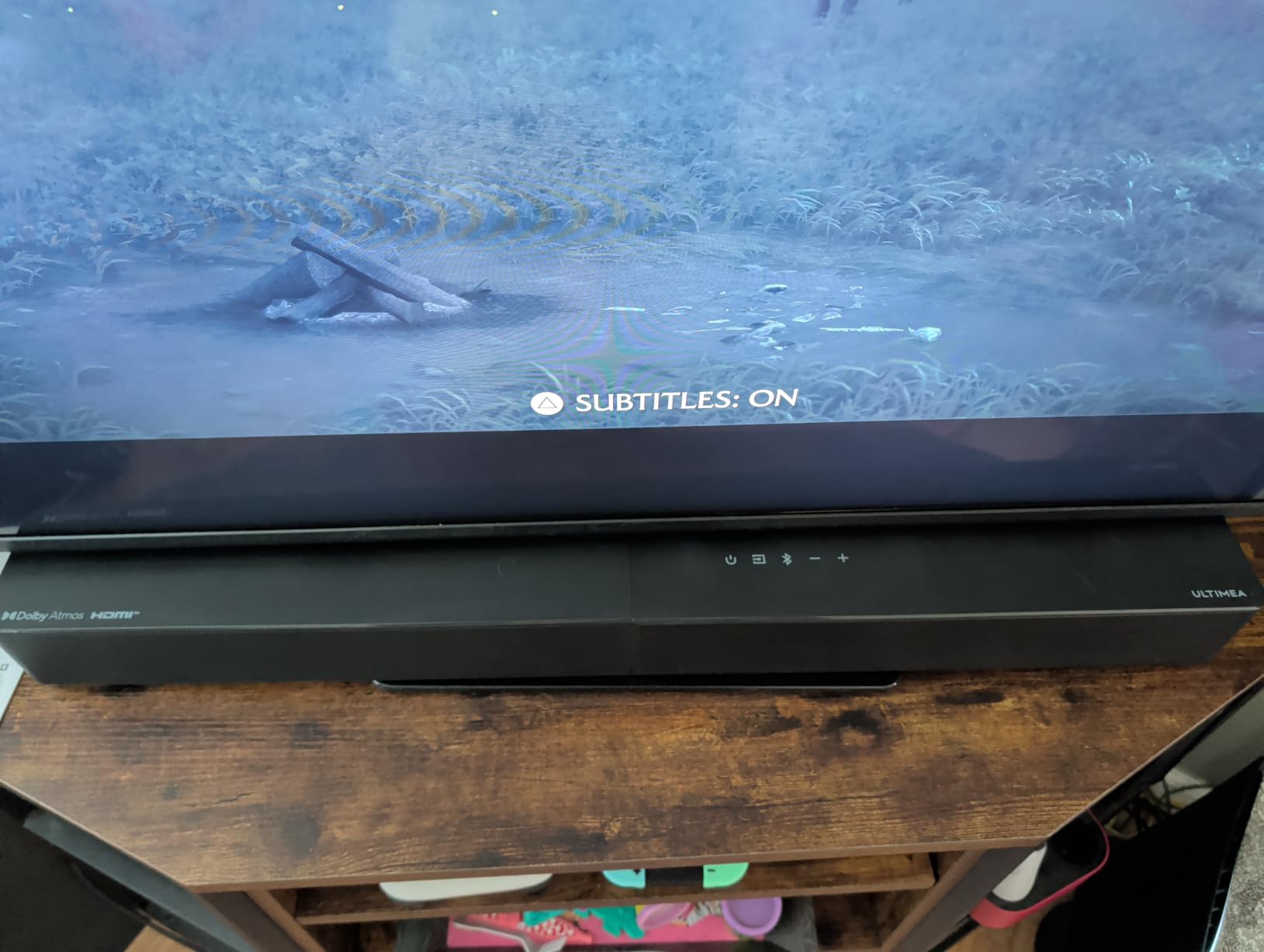 ULTIMEA 5.1CH Surround Sound Bar System with Dolby Atmos, Poseidon M60 | VoiceMX, BassMX, APP, 300W Soundbar for Smart TV, Surround Sound System for TV, with Subwoofer, Bluetooth 5.4 customer photo 1