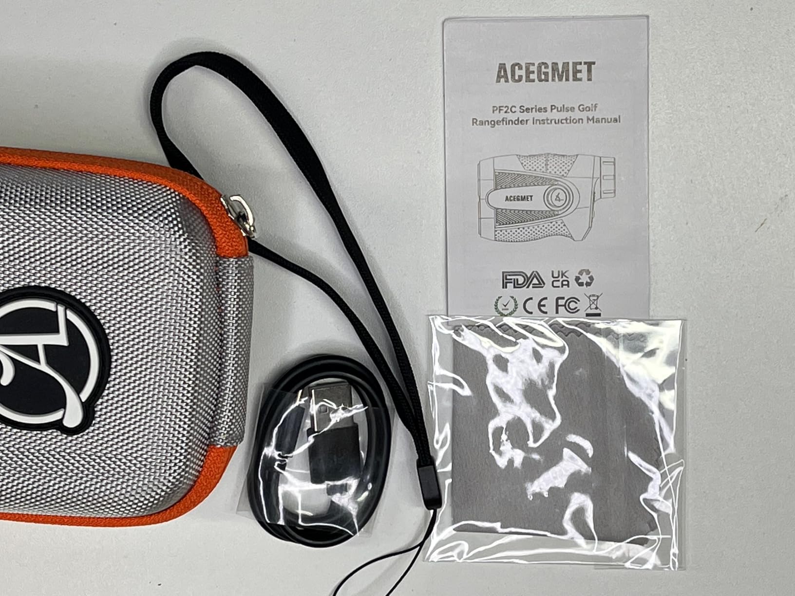 ACEGMET PFS5 Golf Range Finder, Slope & Triangulation, Magnetic, 1300 Yards customer photo 2