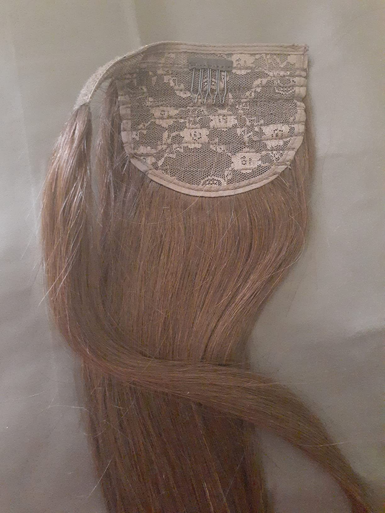Ponytail Extension Human Hair 12 Inch 65g #1B Natural Black | Straight Wrap Around Ponytail with Magic Paste One Piece Hairpiece for Women, Ideal for Everyday Wear, Parties & Weddings customer photo 2