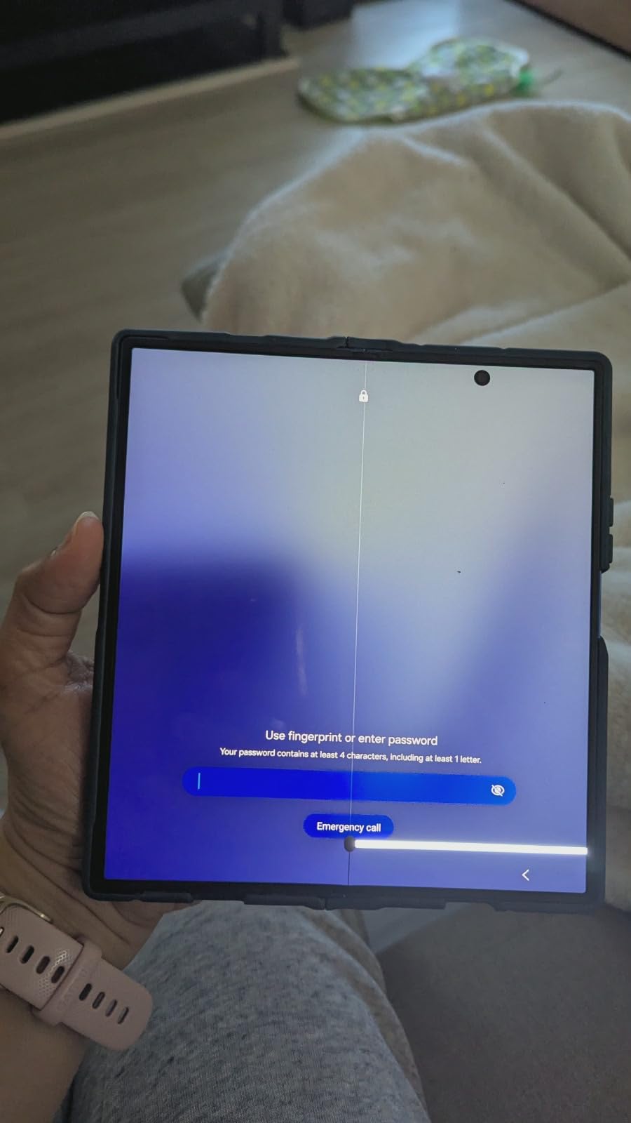 Samsung Galaxy Z Fold7 Cell Phone, 256GB AI Smartphone, Unlocked Android, AI Photo Edits, Large Screen, Long Battery Life, 2025, US 1 Yr Manufacturer Warranty, Blue Shadow customer photo 2
