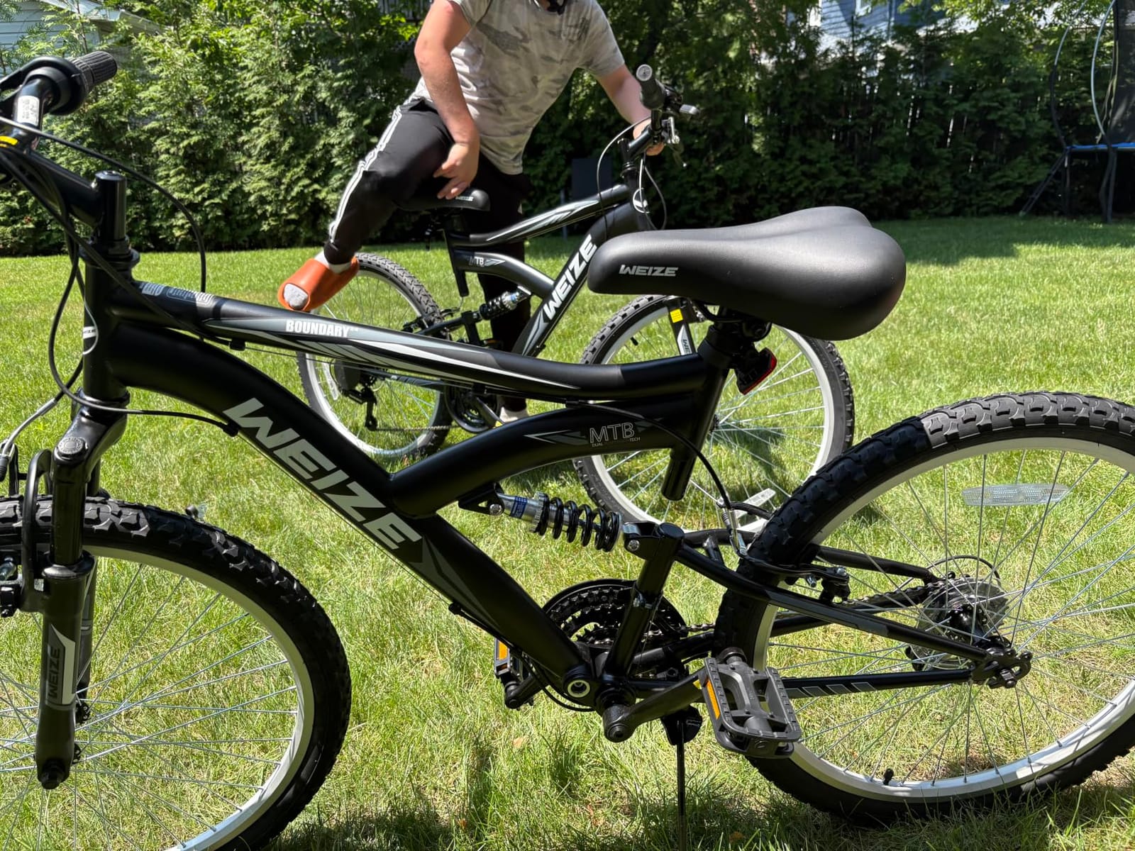 WEIZE Kids Mountain Bike 20 24 Inch Teen Bicycle Youth Boy Girl Rider MTB customer photo 1