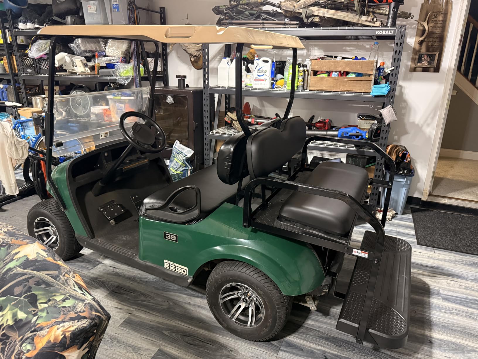NOKINS Golf Cart Rear Flip Seat Kit Fits EZGO TXT customer photo 1