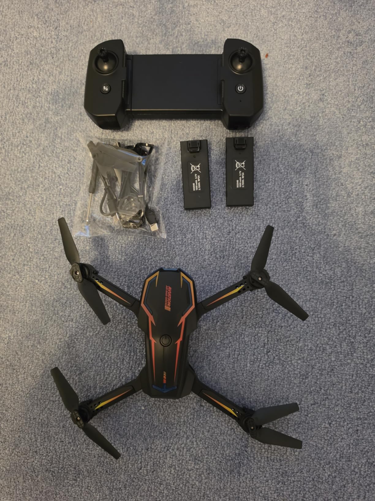 Drone with Camera for Adults, 2K HD FPV Drones with Upgrade Altitude Hold, One-Key Take Off/Landing, Speed Adjustment, Headless Mode, 2 Batteries, Toys Gifts for Teen Boys Girls, Beginner customer photo 2