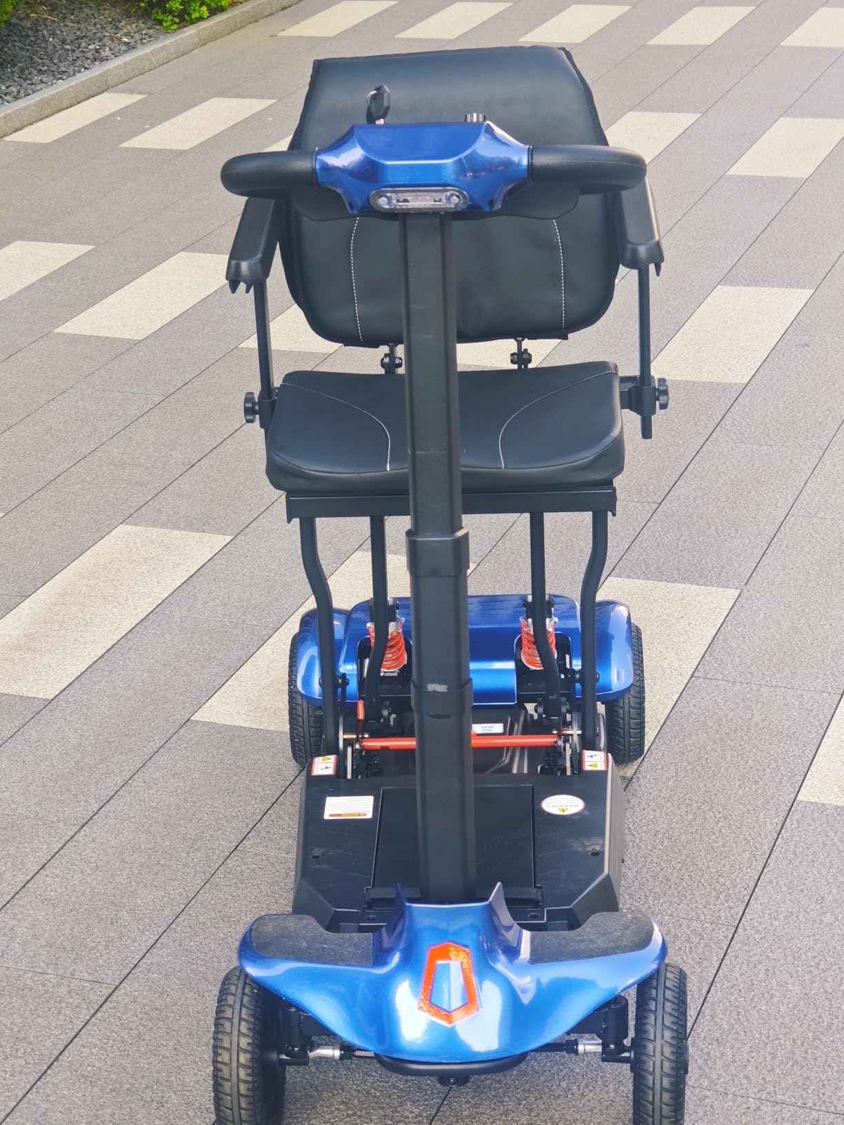 4-Wheel Auto-Folding Mobility Scooters for Seniors Adults, 40lbs Lightweight | Automatic Foldable & Portable Travel Electric Scooter, Remote Control / Manual Folding Dual Mode, 14 Mile, 275lbs Capacity customer photo 1