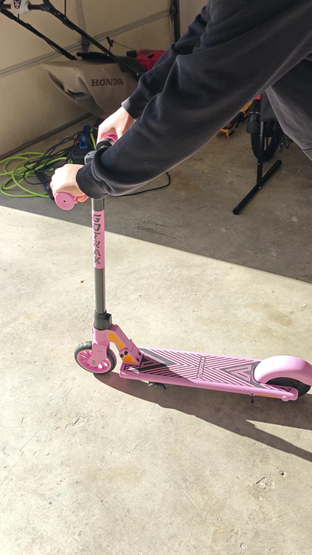 Gotrax Electric Scooter for Kids 6-12, Max 3.75 Mile & 7.5Mph, Thumb Control | 150W Motor, 6