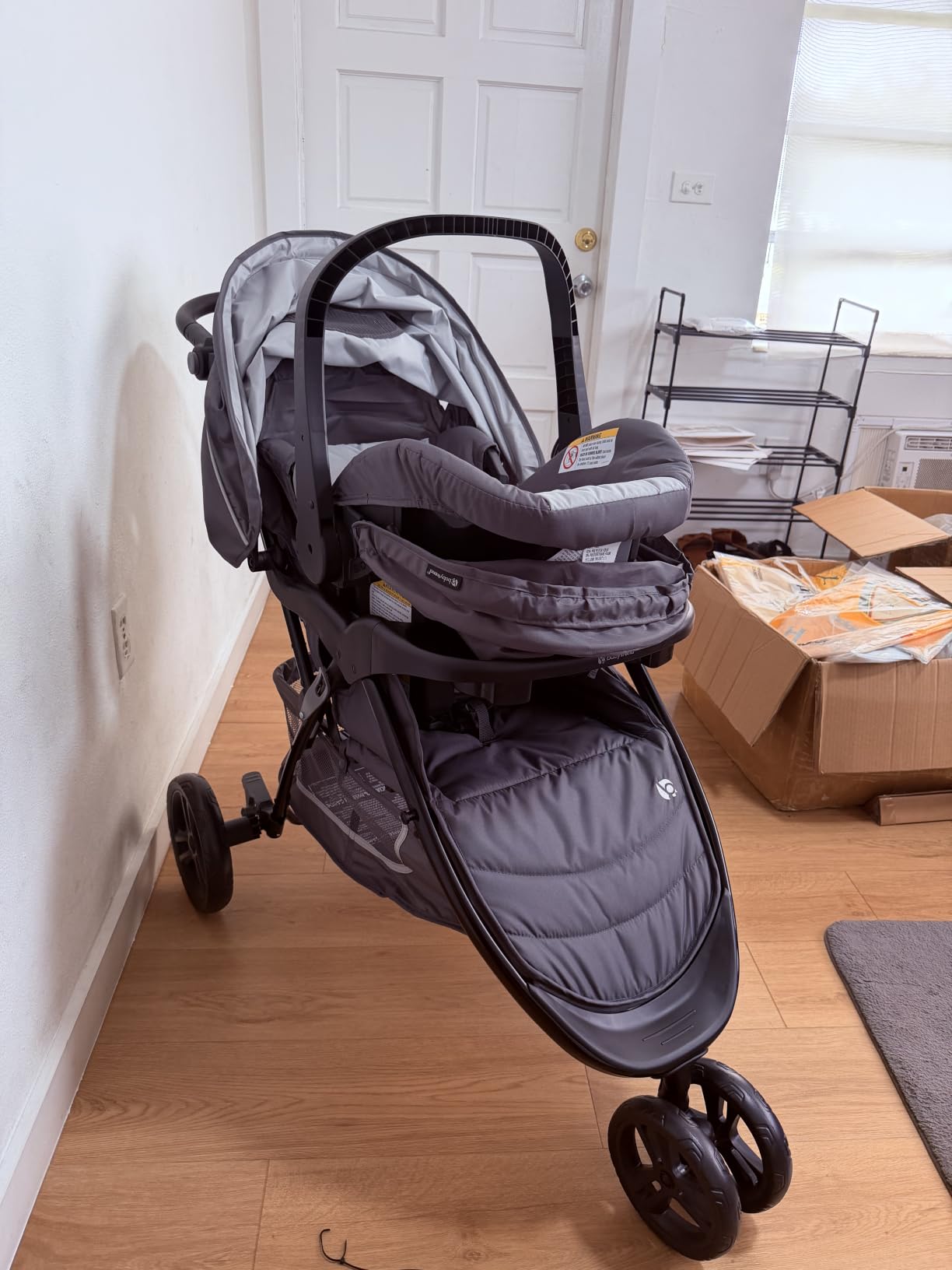 Baby Trend EZ Ride SE Travel System with Secure-Lift Infant Car Seat, Dash Sage customer photo 1