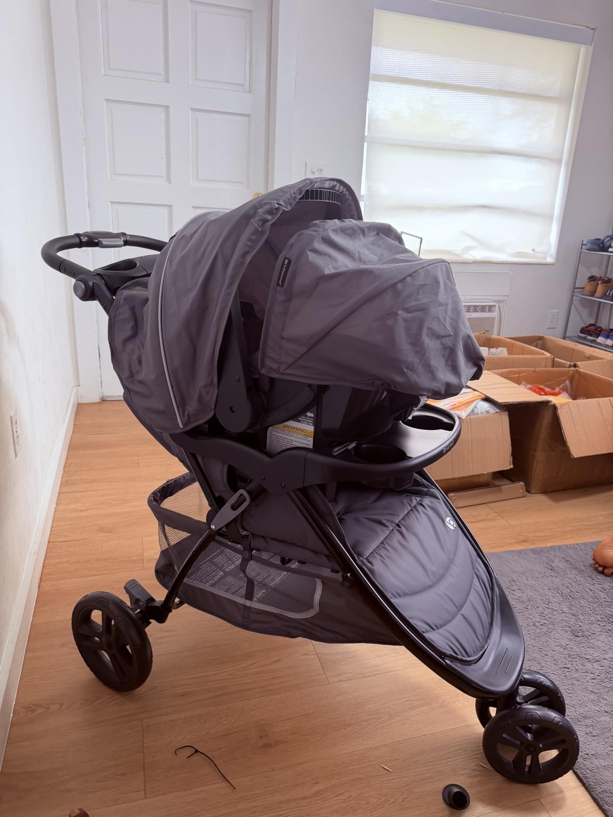 Baby Trend EZ Ride SE Travel System with Secure-Lift Infant Car Seat, Dash Sage customer photo 2