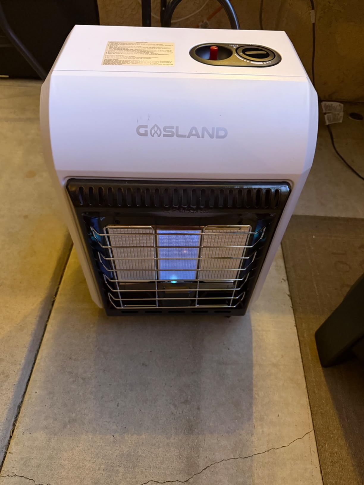 GASLAND Flame Jet 125,000 BTU Propane Force Air Heater, Portable Propane Heater for Garage, Workshop, Job Site, Outdoor Camping & Industrial Space - Fast Heating, Durable Steel Construction customer photo 1