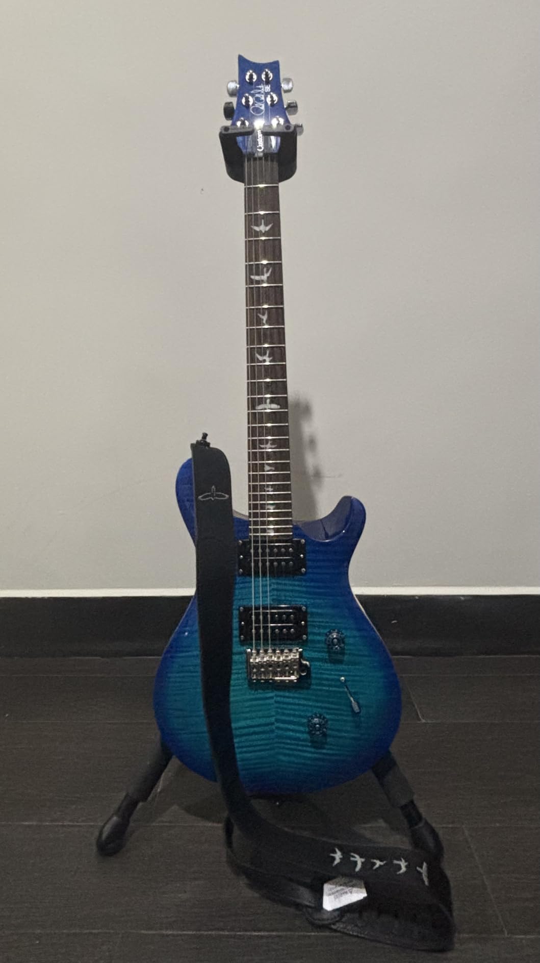 PRS SE Custom 24 Exclusive, Lake Blue with Gigbag customer photo 2