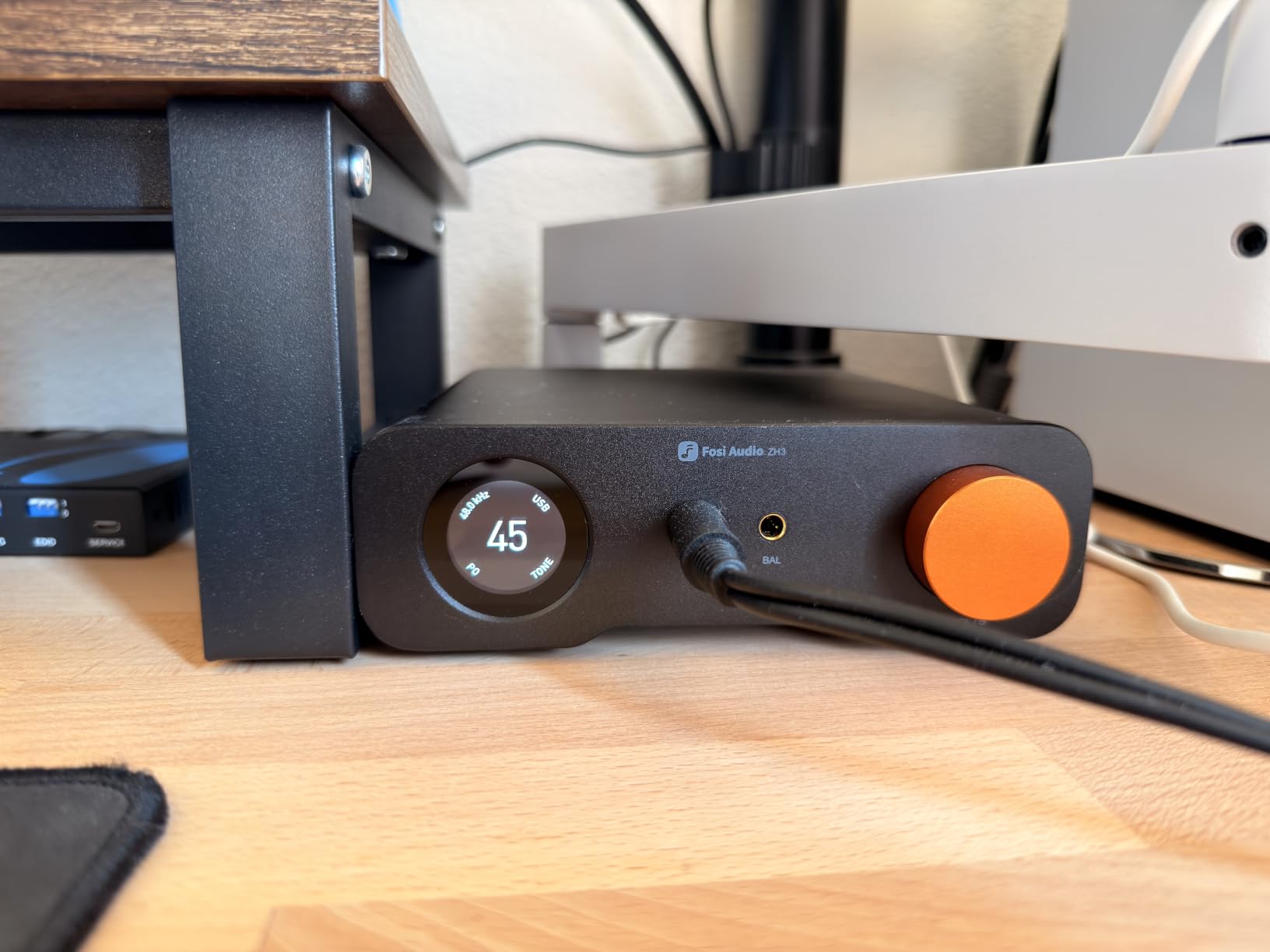 Fosi Audio ZH3 DAC Headphone Amp, Fully Balanced Preamp with AKM4493SEQ XMOS XU316 PCM 768kHz, USB/Optical/COAX/RCA/12V Trigger Input customer photo 2