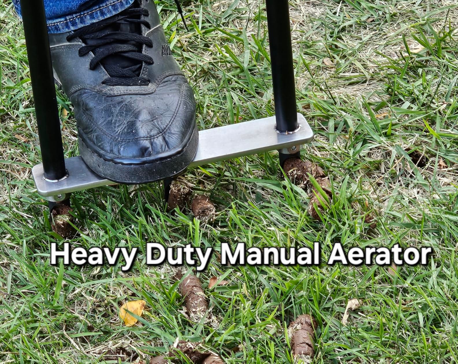 Lawn Aerator Tool, Core Aerator Lawn Tool with Alloy Steel Material, Sturdy Grass Aerator for Lawn Health Soil Yard Aerator customer photo 2