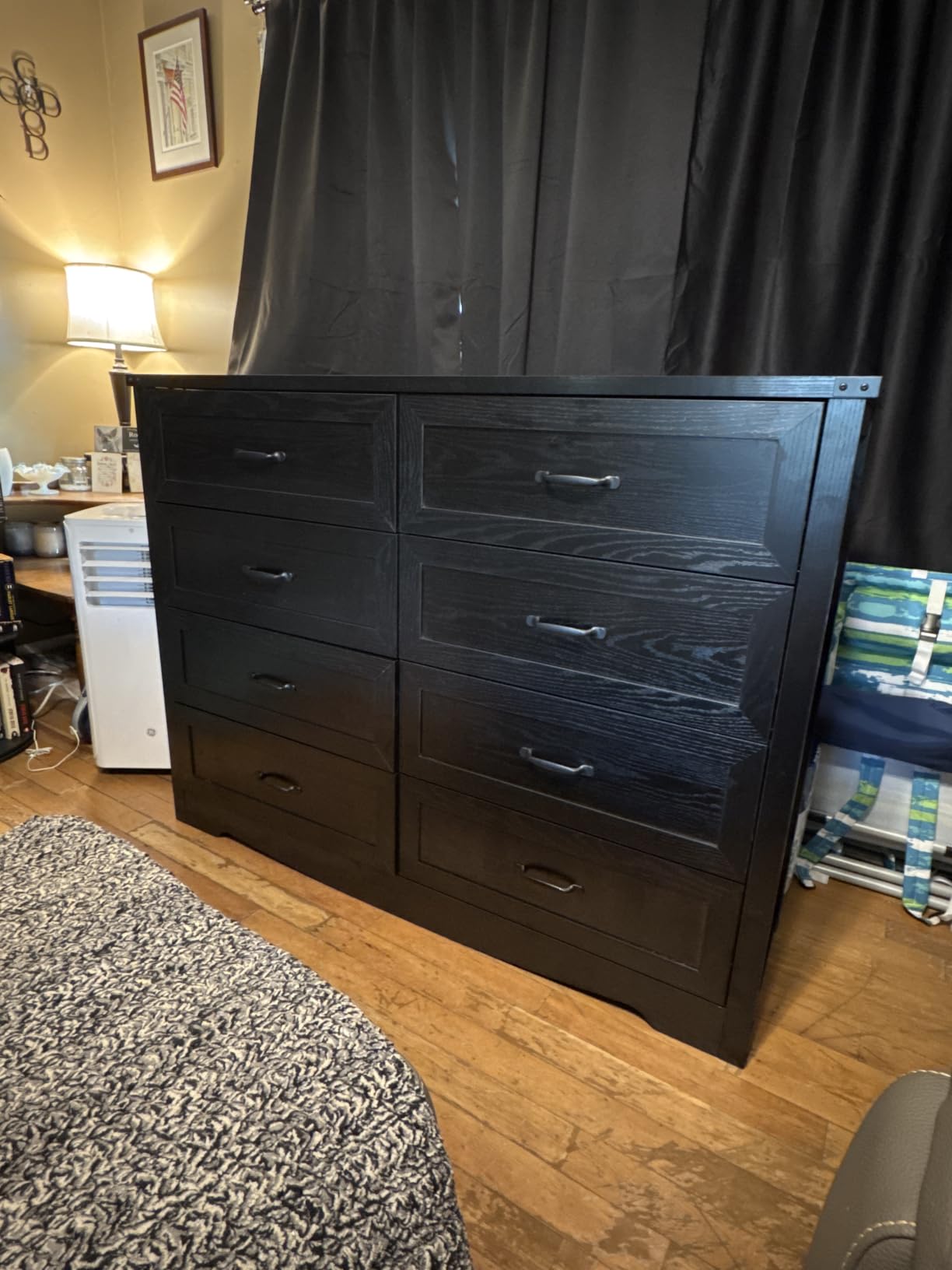 BORNOON Tall 6-Drawer Dresser for Bedroom, Modern Wooden Chest of Drawers with Metal Handles, Anti-Tipping Design, Sturdy and Stable Storage Organizer for Living Room, Entryway, Home Office customer photo 2