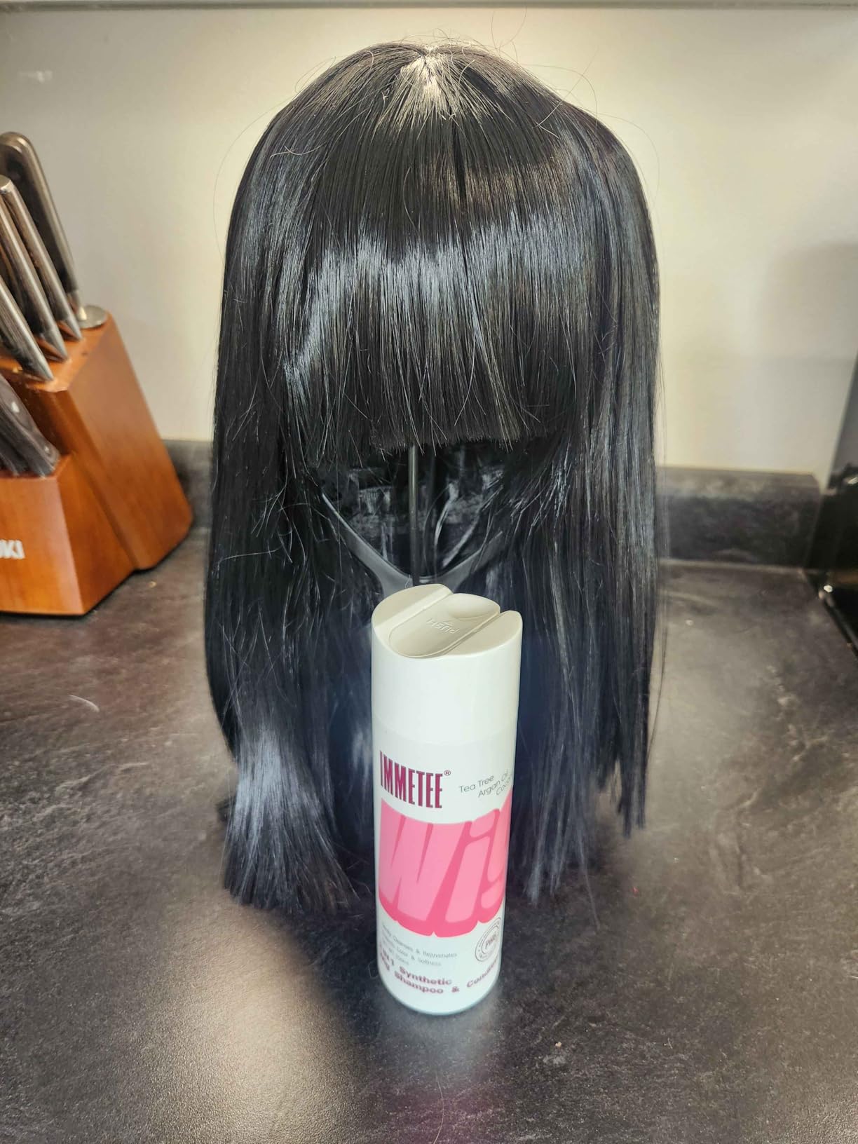 2 in 1 Wig Shampoo & Conditioner for Synthetic & Human Hair - Tea Tree & Coconut Oil, PH Balanced, Anti-Frizz - 250ml (Human Hair) customer photo 2