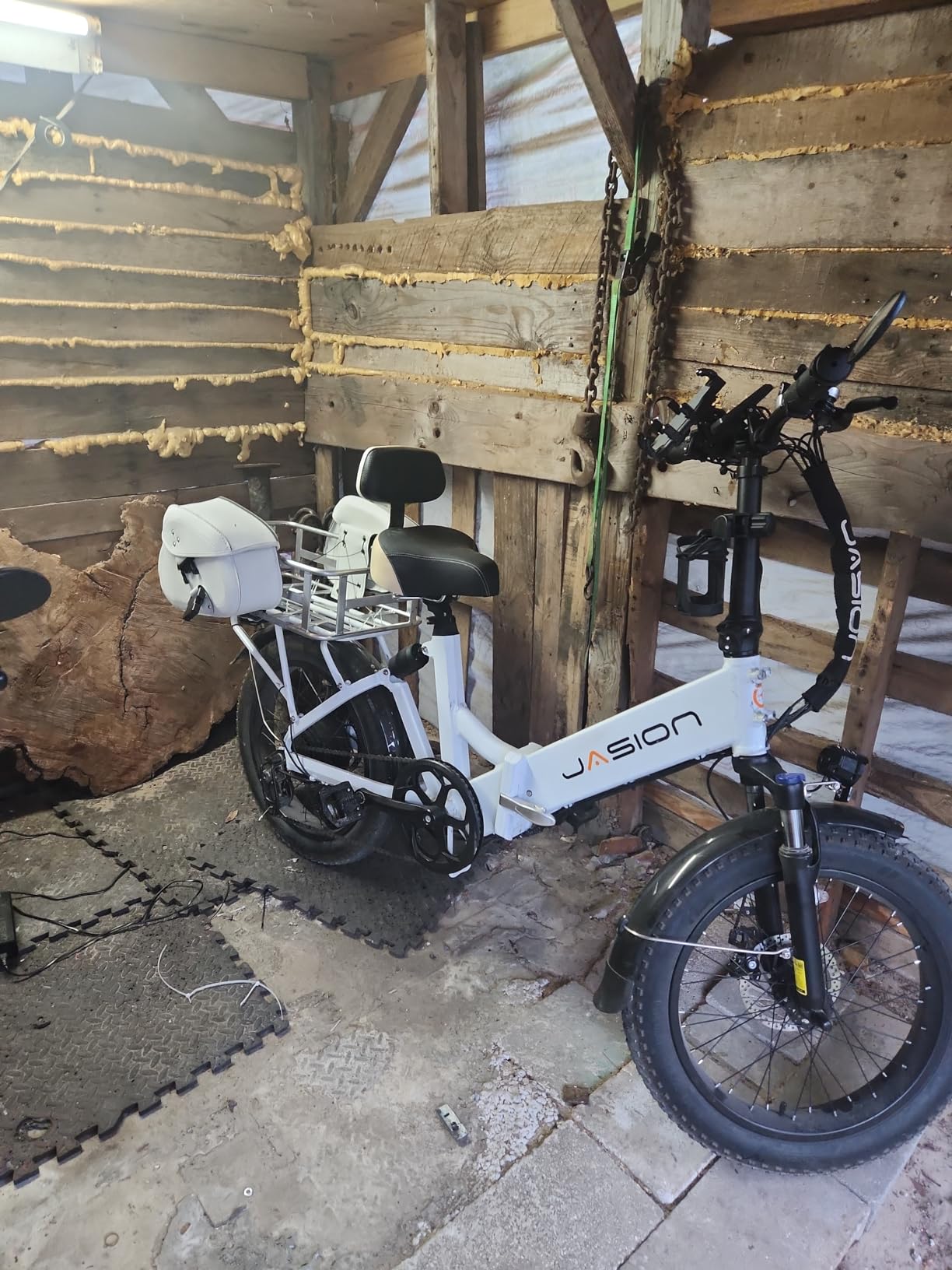 Jasion Thunder Electric Bike,1800W Peak Ebikes for Adults,26''Fat Tire Best Ebikes for Men,80 Miles with 864Wh Battery,30+MPH Max Speed Bicycles,400LB Capacity,Certified by UL2849 customer photo 1