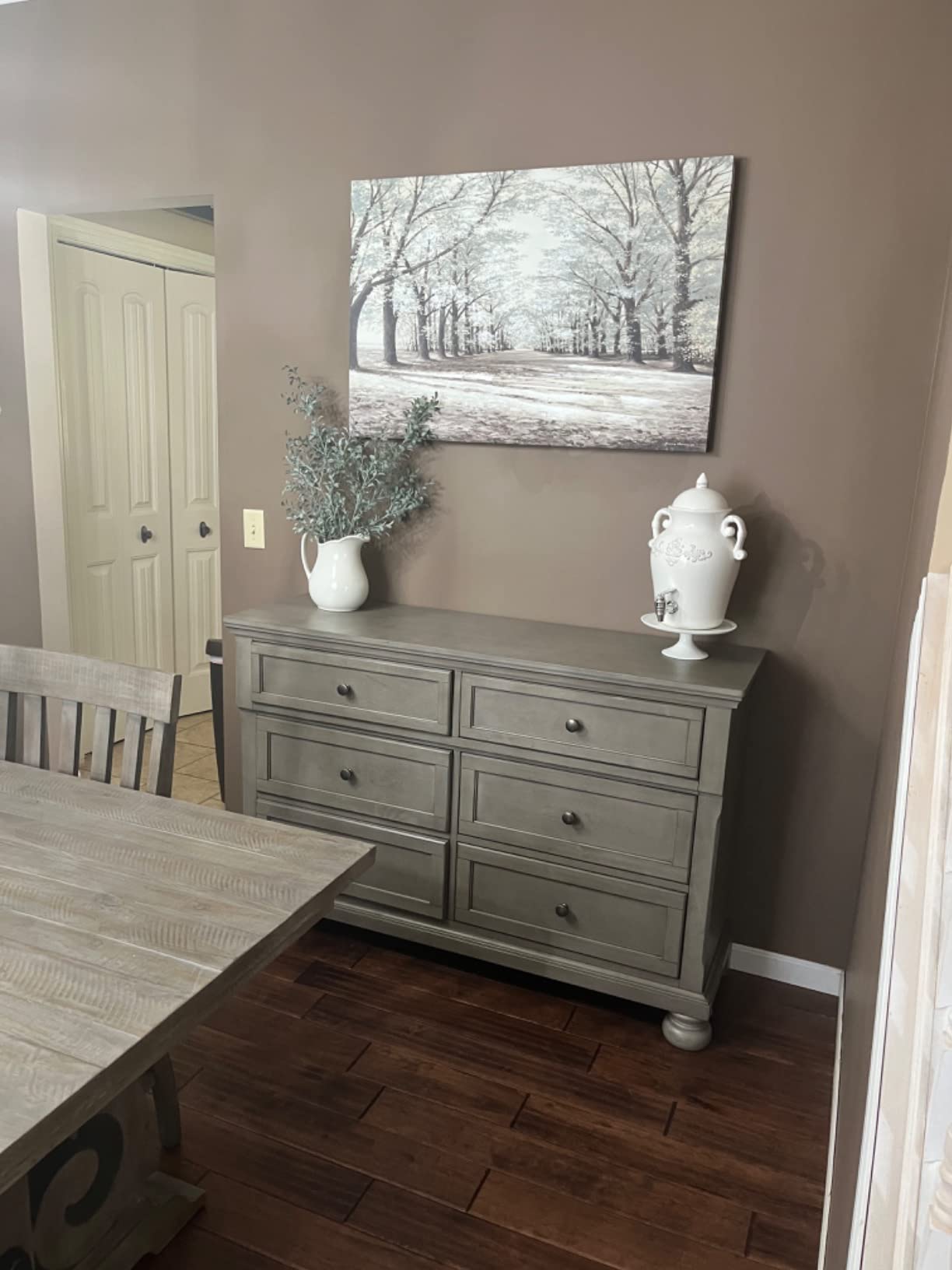 Signature Design by Ashley 6-Drawer Black Dresser with Mirror for Bedroom customer photo 1