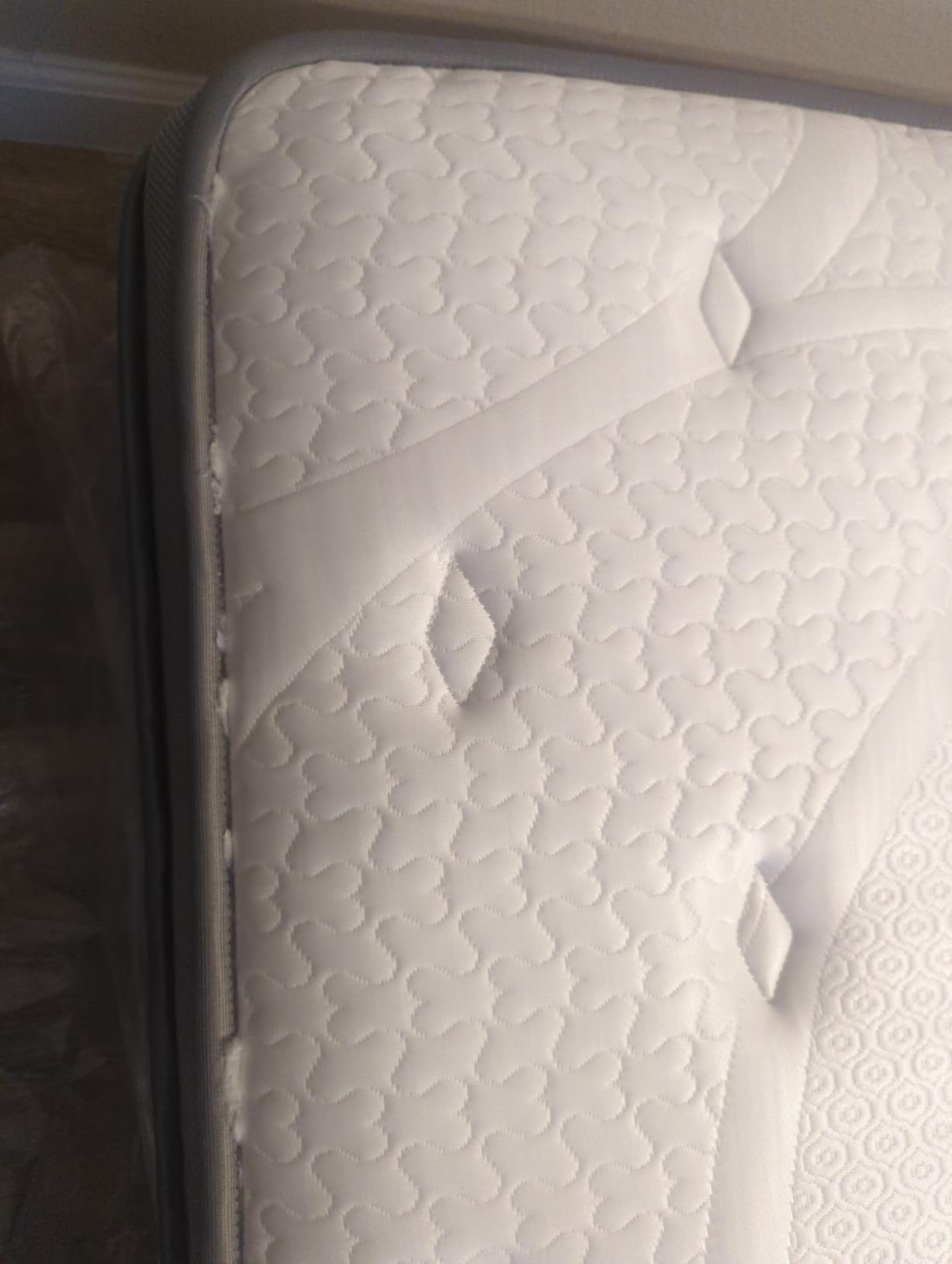 SLEEP100 Firm Queen Mattress 14 Inches - Luxury Cooling Hybrid Bed Mattress in a Box with Lumbar & Shoulder Support, Hotel Collection for Pain Relief - Fiberglass Free - 365 Night Trial customer photo 2