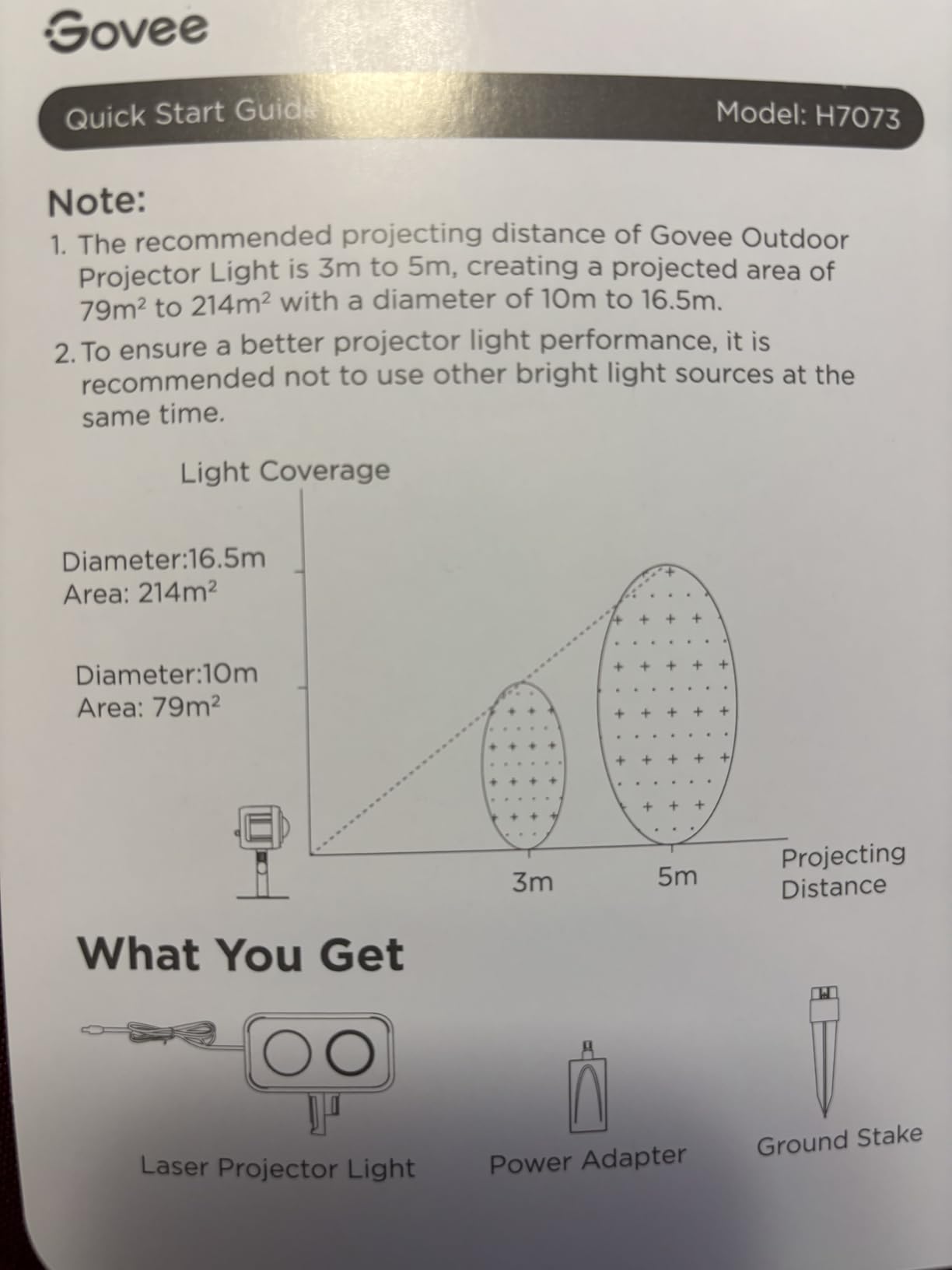 Govee Outdoor Projector Light, Upgraded Aurora Star Projector for Yard | 50+ Scene Modes with 16 RGB Patterns for Indoor & Outdoor Holiday Display, Work with Alexa, Google, Matter, IP65 Waterproof customer photo 1
