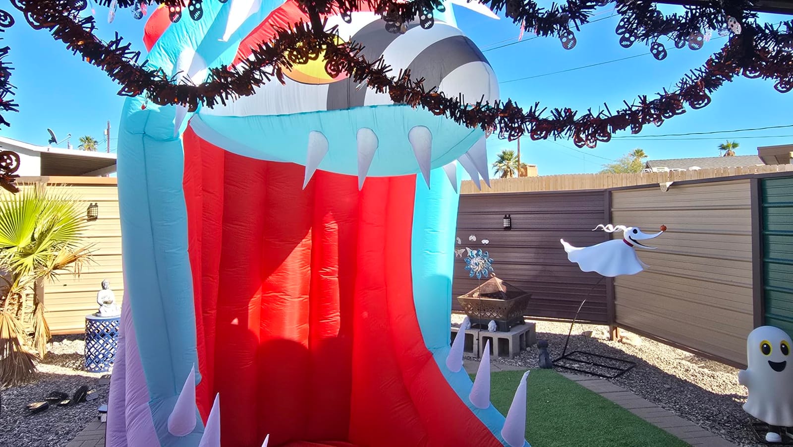 20FT Christmas Tree Inflatable, Kalolary Giant Christmas Yard Inflatables | Huge 3D Gingerbread Gift Box Xmas Blow-Up Outdoor Decoration for Holiday Party Courtyard Lawn Shopping Mall Street customer photo 2