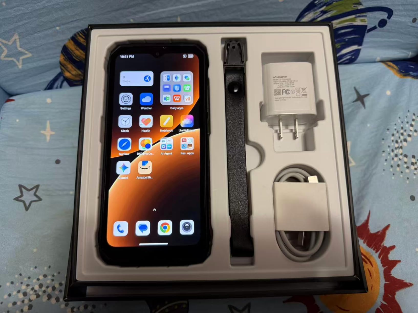 Blackview Rugged Phone 18GB+256GB 2TB Expand 10000mAh Battery Android 16 Gemini AI 6.56 Inch 90Hz, 4G T-Mobile Dual SIM IP69K Waterproof Rugged Smartphone Unlocked Fingerprint/NFC/OTG/GPS customer photo 2