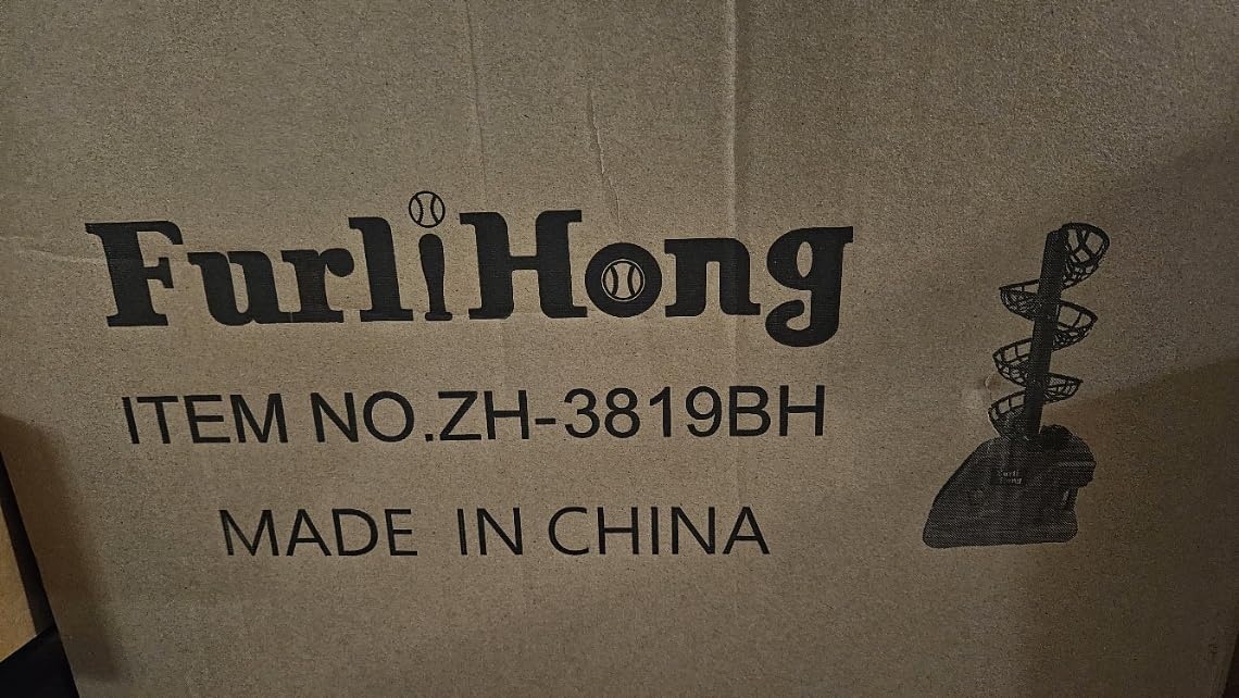 Furlihong 3819BH Portable Tennis Ball Machine | 5 Adjustable Angles, 2 Power Levels, 4 Serve Intervals, up to 30 MPH, for All Skill Levels Training customer photo 2