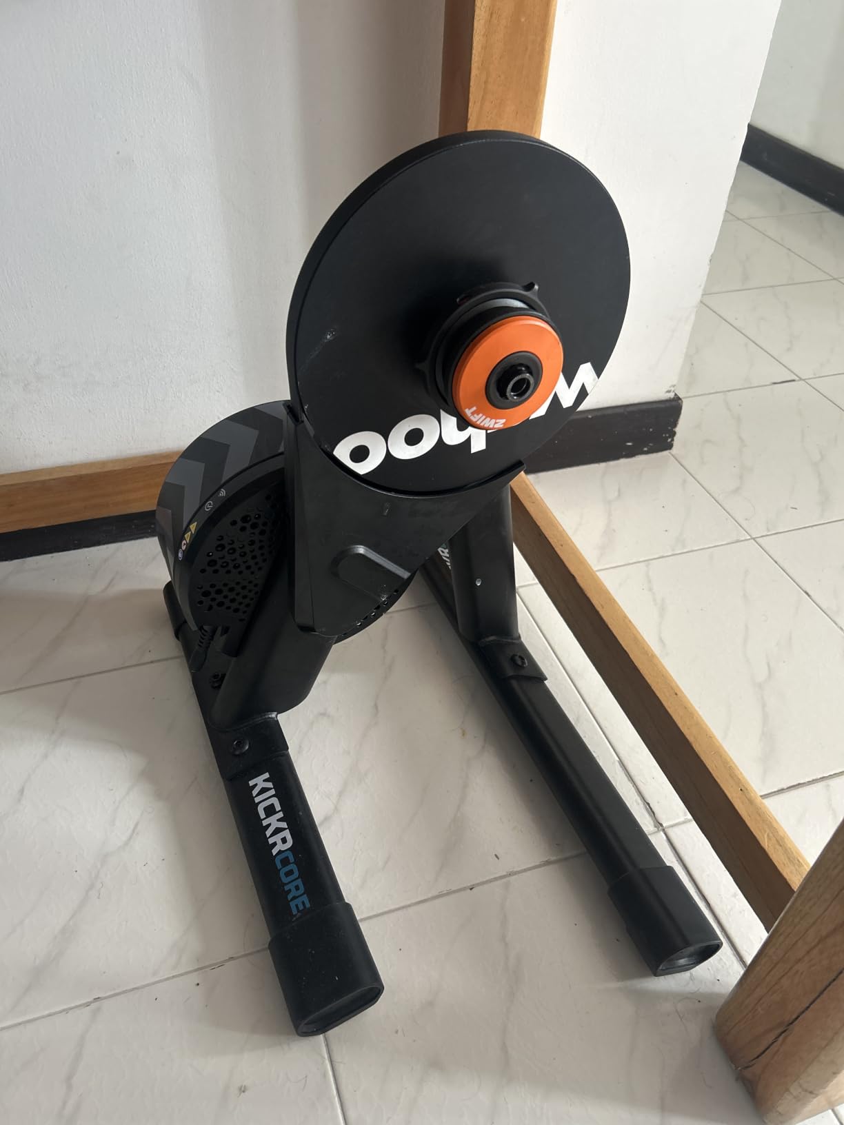 Wahoo Fitness KICKR CORE 2 ZWIFT COG and Click - Orange Cog 3rd Generation | ZWIFT COG and Click, 3rd Generation customer photo 1
