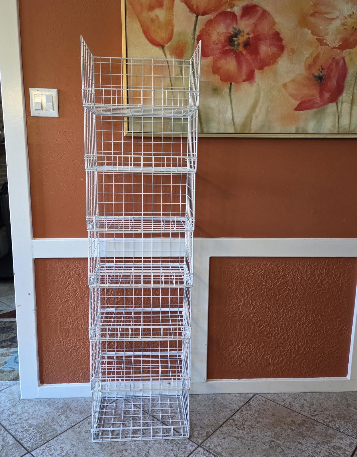 Yociyoga 4 Tier Stackable Closet Organizers and Storage Shelves, Foldable Closet Shelf Organizer System, Stackable Storage Bins Drawers for Clothes Organizer System, White (Patent No. 30022416) customer photo 1
