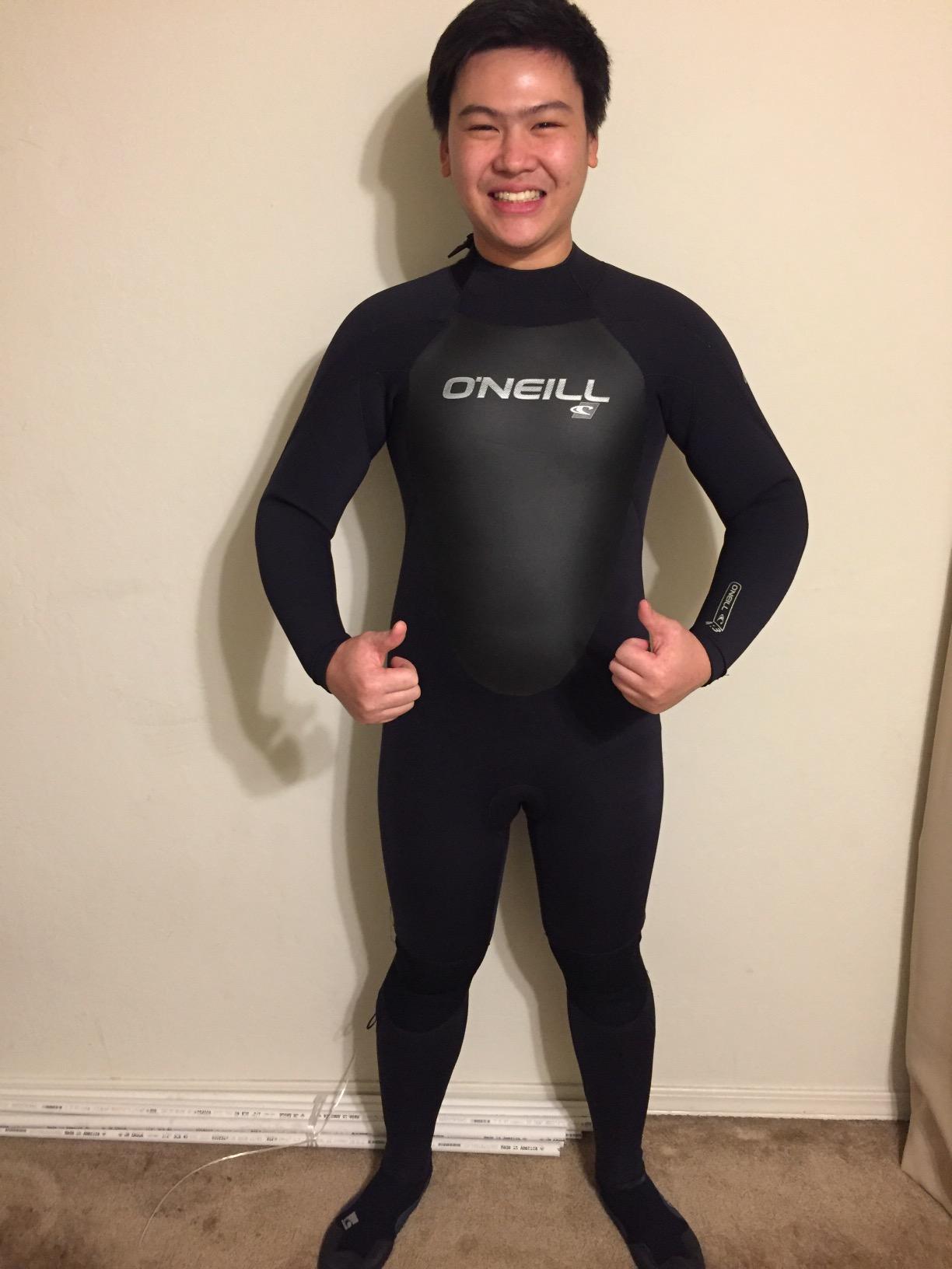O'Neill Men's Epic 4/3mm Back Zip Full Wetsuit | Durable Warmth with Good Flexibility for Surfing and All Water Activities customer photo 2