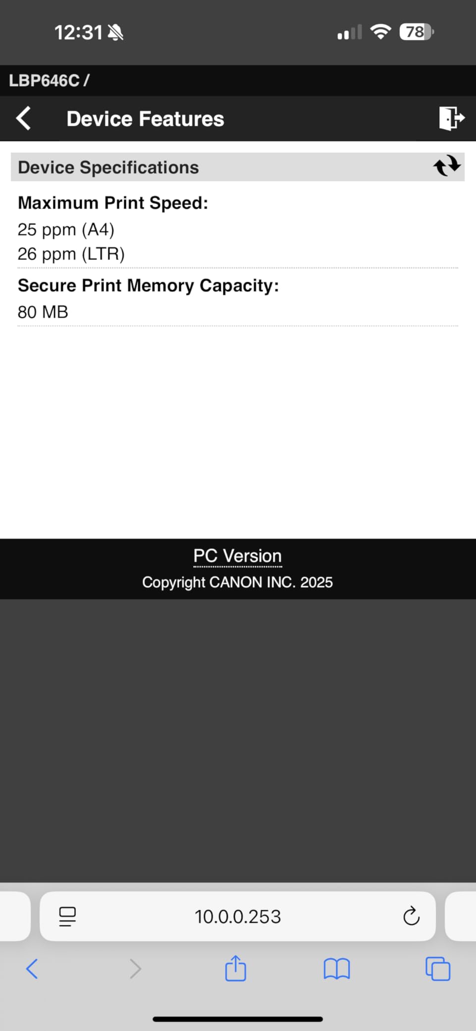 Canon Color imageCLASS LBP646Cdw Wireless Laser Single-Function Printer for Duplex Printing, White - 26 PPM Home Office, Small Office Printer - Print Only, No Scan/Copy customer photo 1