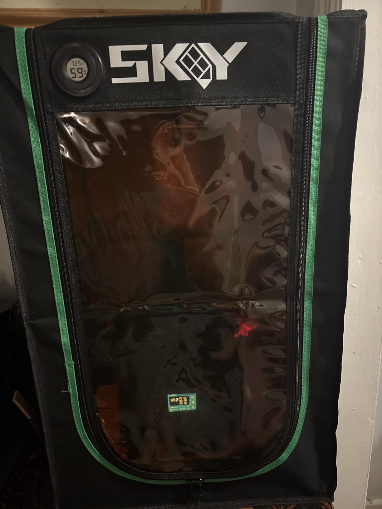 Large Resin 3D Printer Enclosure with Ventilation Kit LED Light, 3D Printer Vented Enclosure Tent Cover Eliminate Odors Dustproof Isolate Noise Compatible with LCD Resin UV 3D Printer 33*18.9*28.7Inch customer photo 2