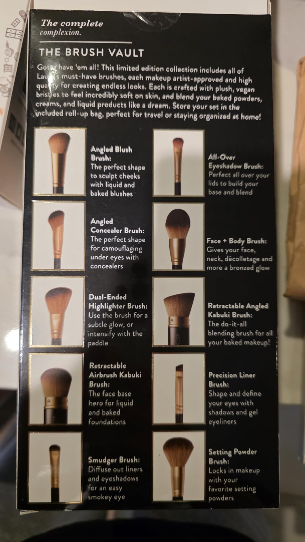 LAURA GELLER The Brush Vault - Makeup Brush Collection - 10 Count customer photo 2