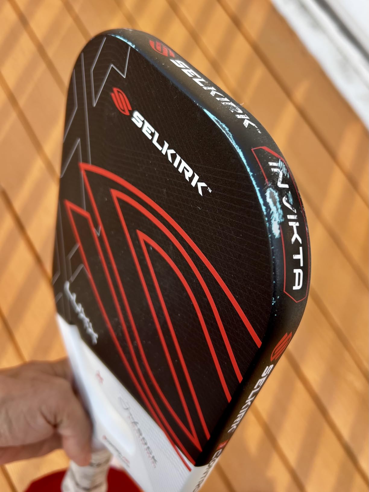 Selkirk Sport LUXX Control Pickleball Paddle | Carbon Fiber InfiniGrit | A pickleball racket with an Octagonal Grip and 2,000-RPM spin surface, built for intermediate to advanced players customer photo 1