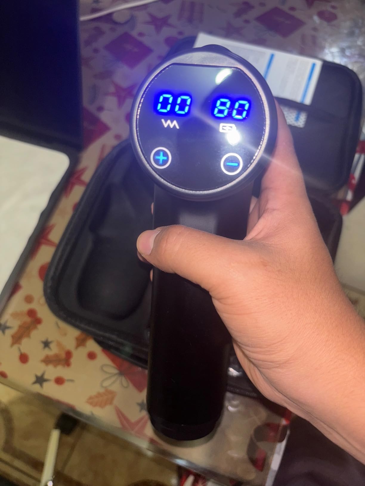 Massage Gun with Heat Massager Deep Tissue Muscle Massager Gifts for Men customer photo 2