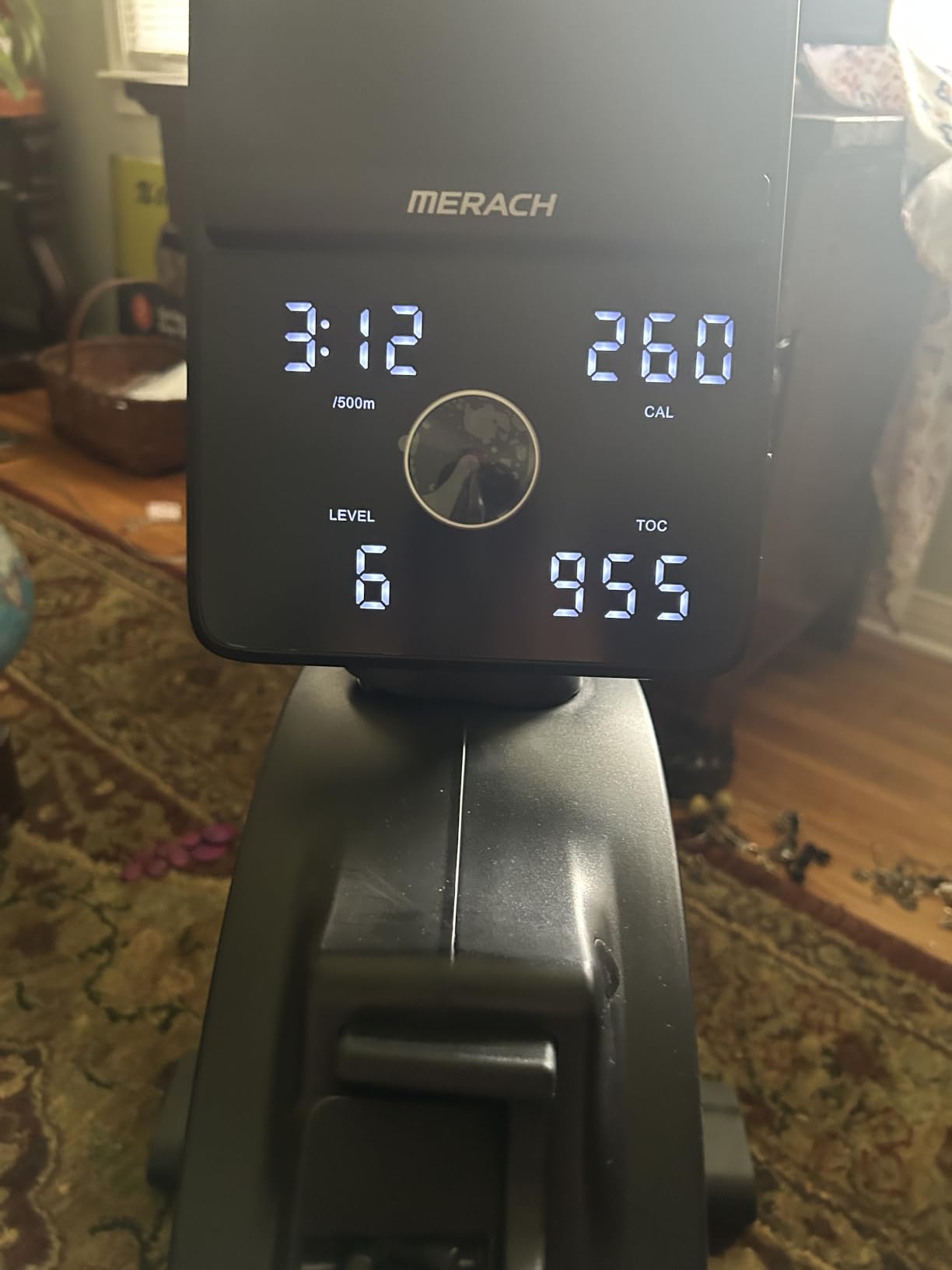 MERACH Pro-Grade Rowing Machines for Home, Smart Magnetic Rowing Machine with Self-Generation, Double Resistance and 400 LBS MAX Load, Wooden Tracks for Silent Sliding customer photo 1