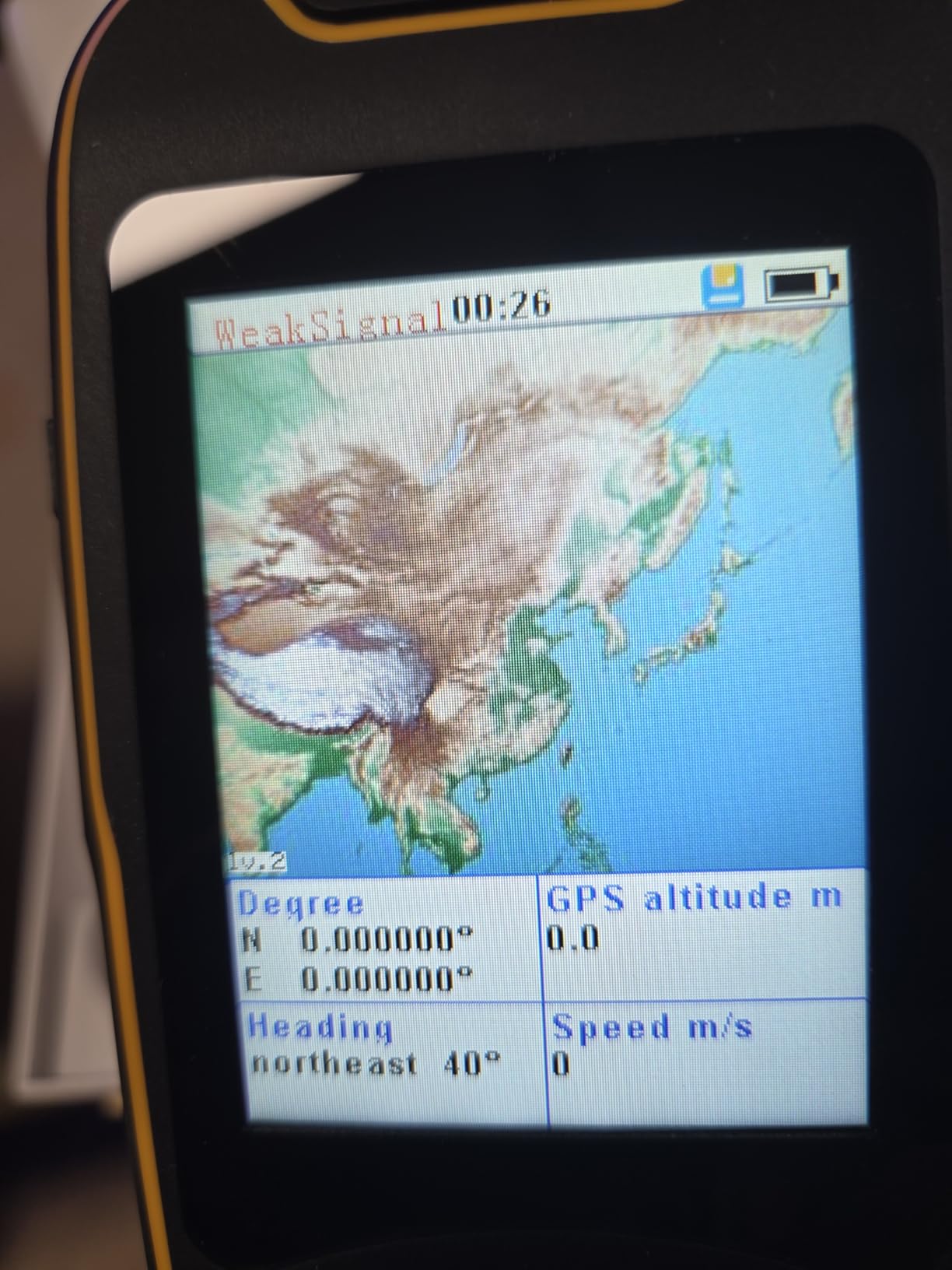 Rugged Handheld GPS for Hiking with 3.2