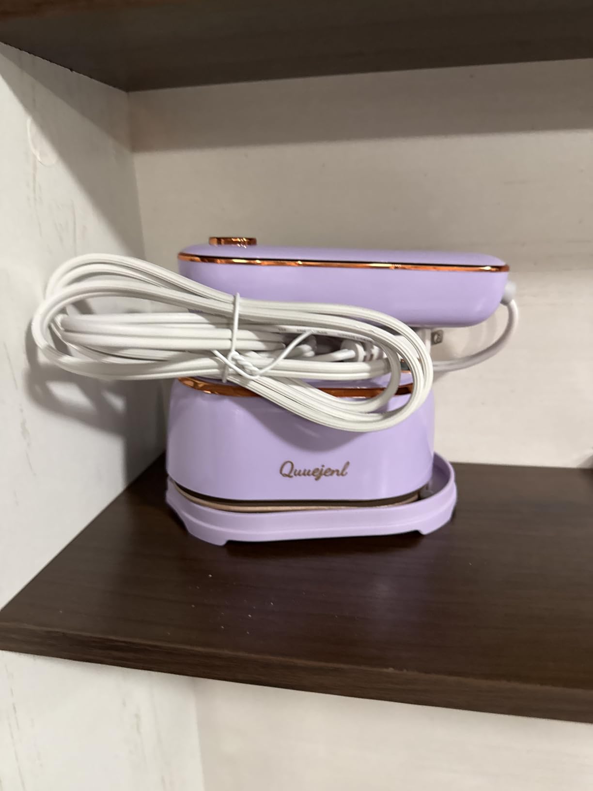 Travel Steamer Iron for Clothes Mini - Portable Ironing Machine Travel Small Size Portable Steamer Travel College Dorm Home Essentials (SkyBlue) customer photo 1