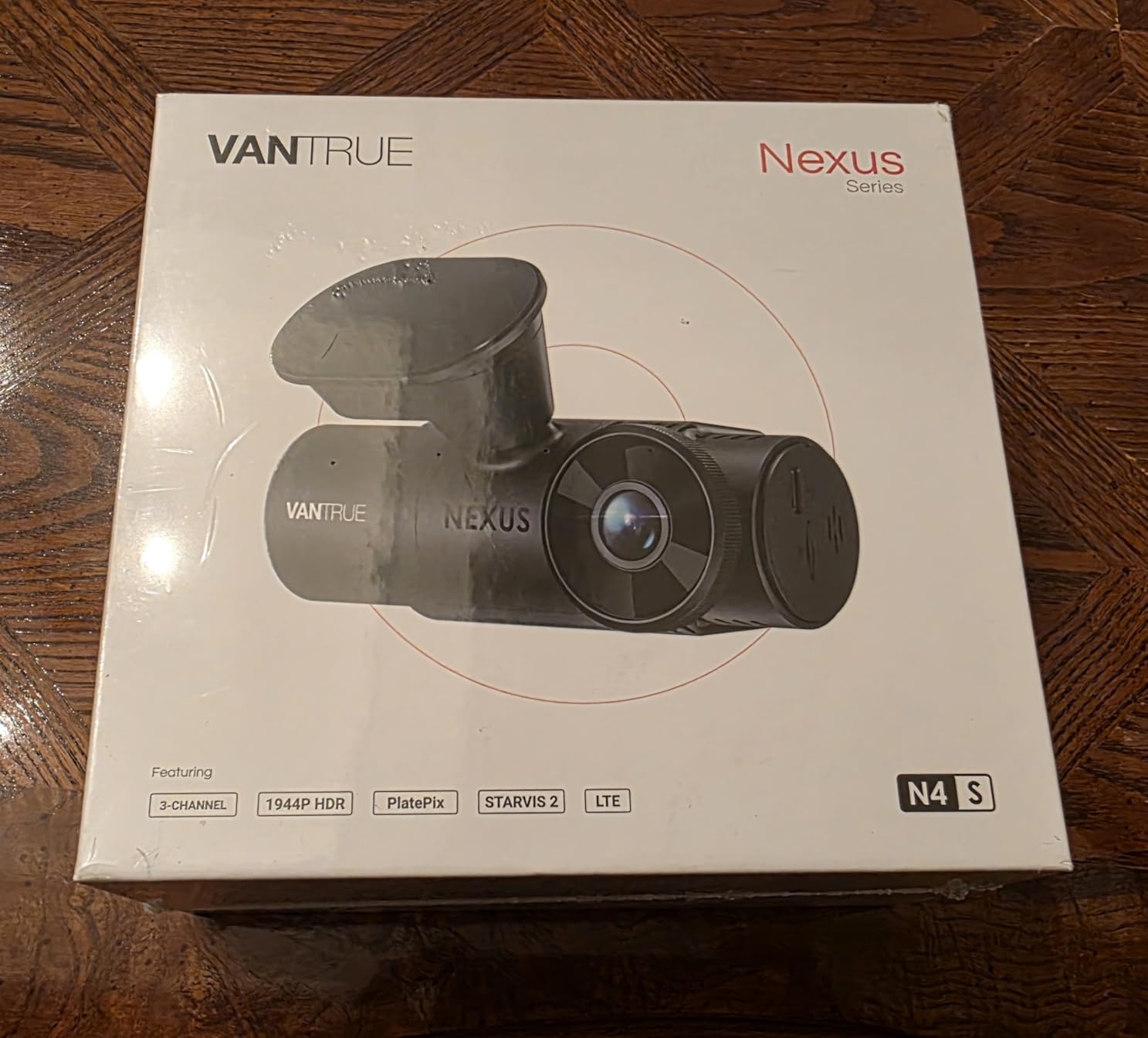 Vantrue N4S 2.7K 3 Channel Dash Cam, Triple STARVIS 2 Night Vision | 1944P+1440P+1440P Front Rear Inside Car Camera, PlatePix Tech, 24/7 Parking Mode, Wi-Fi, GPS, 2