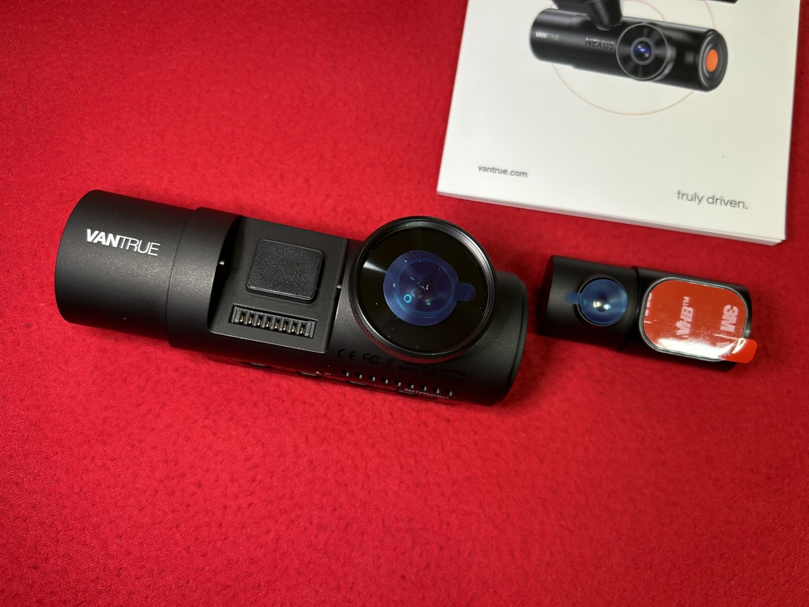 Vantrue N4 Pro S 4K 3 Channel Dash Cam, Triple STARVIS 2 HDR Car Camera | 4K+1080P+2.5K Front and Rear Inside Dashcam, IR Night Vision, 24/7 Buffered Parking Mode, GPS, Wi-Fi, Support 1TB (RC18) customer photo 1