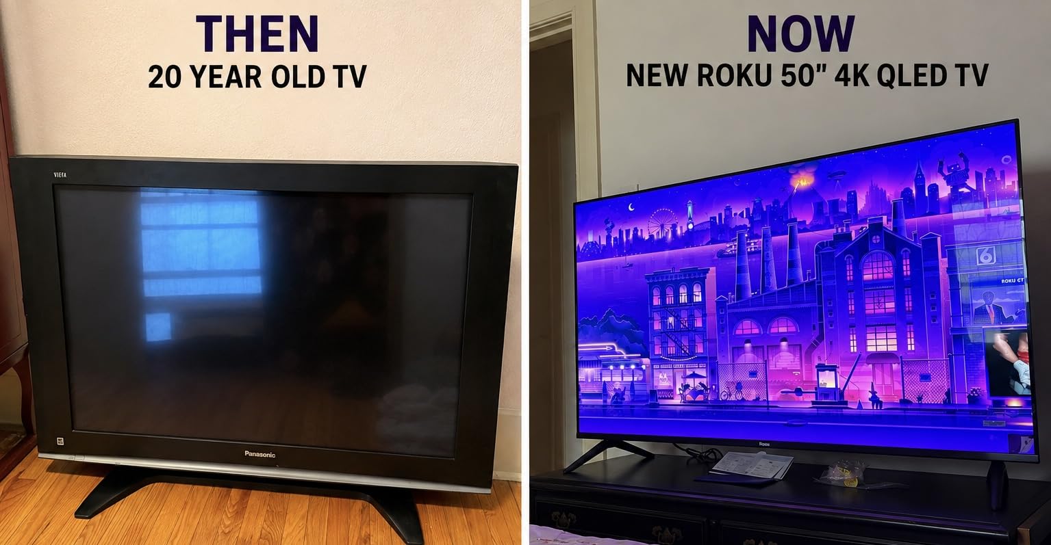 Roku 85-Inch Select Series Smart TV 2026-4K QLED TV - Roku TV customer photo 2