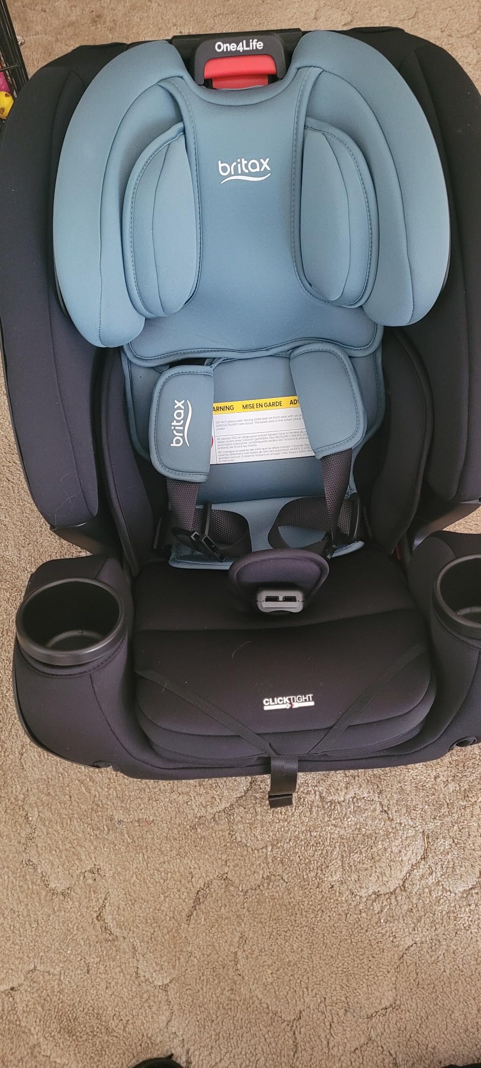Britax One4Life All in One Car Seat, Up to 10 Years of Use - Teak, Rear & Forward Facing and Booster Mode, Extended Rear-Facing, Easy Installation With ClickTight, Breathable SafeWash Fabrics customer photo 2